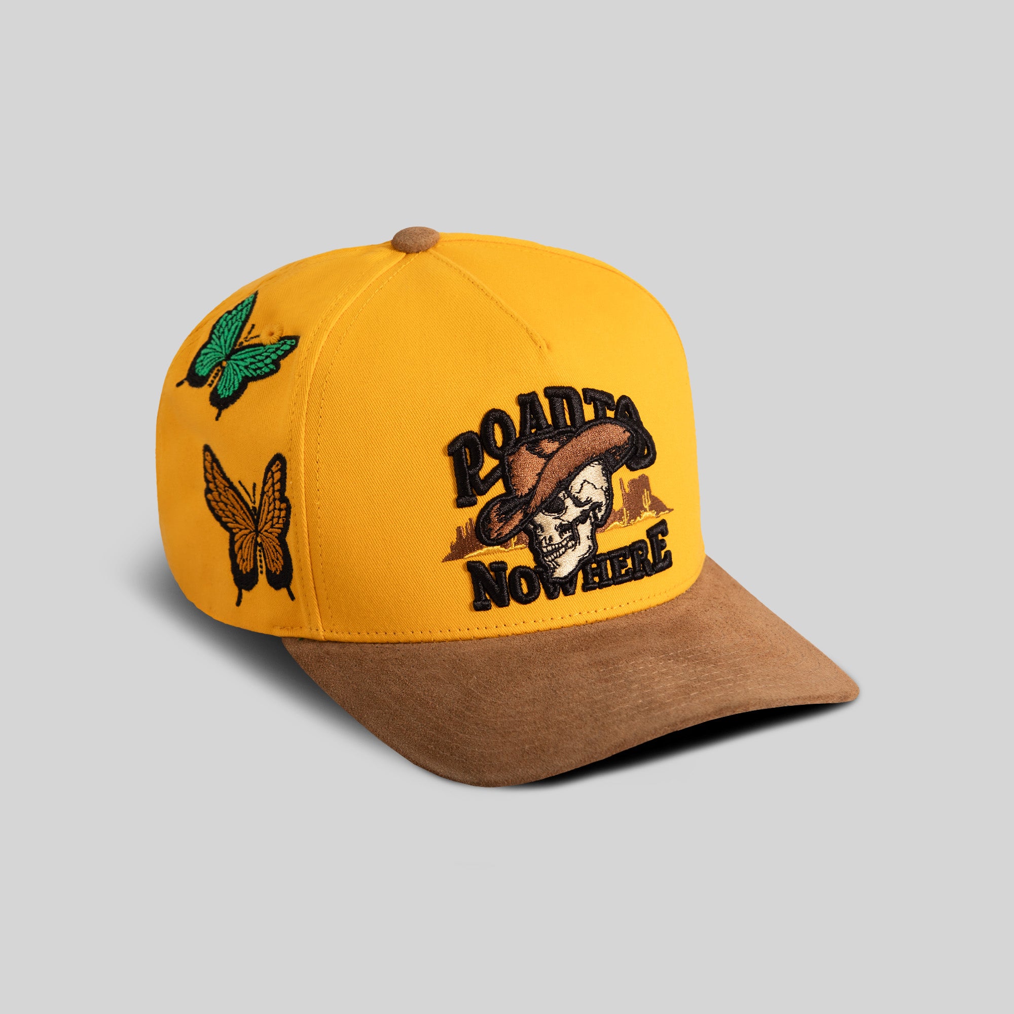 ROAD TO NOWHERE BUTTERFLIGHT TWILL SUEDE TRUCKER