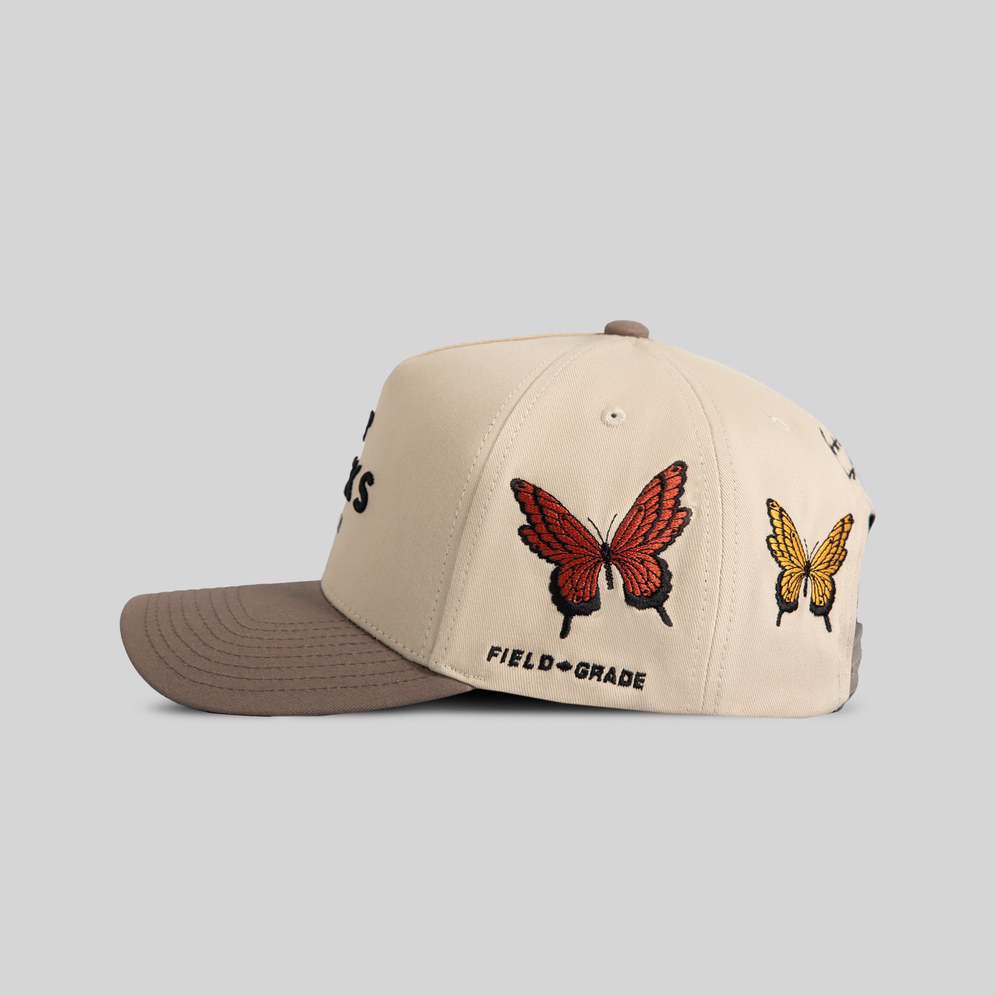 NO F*CKS GIVEN BUTTERFLIGHT TWILL TRUCKER