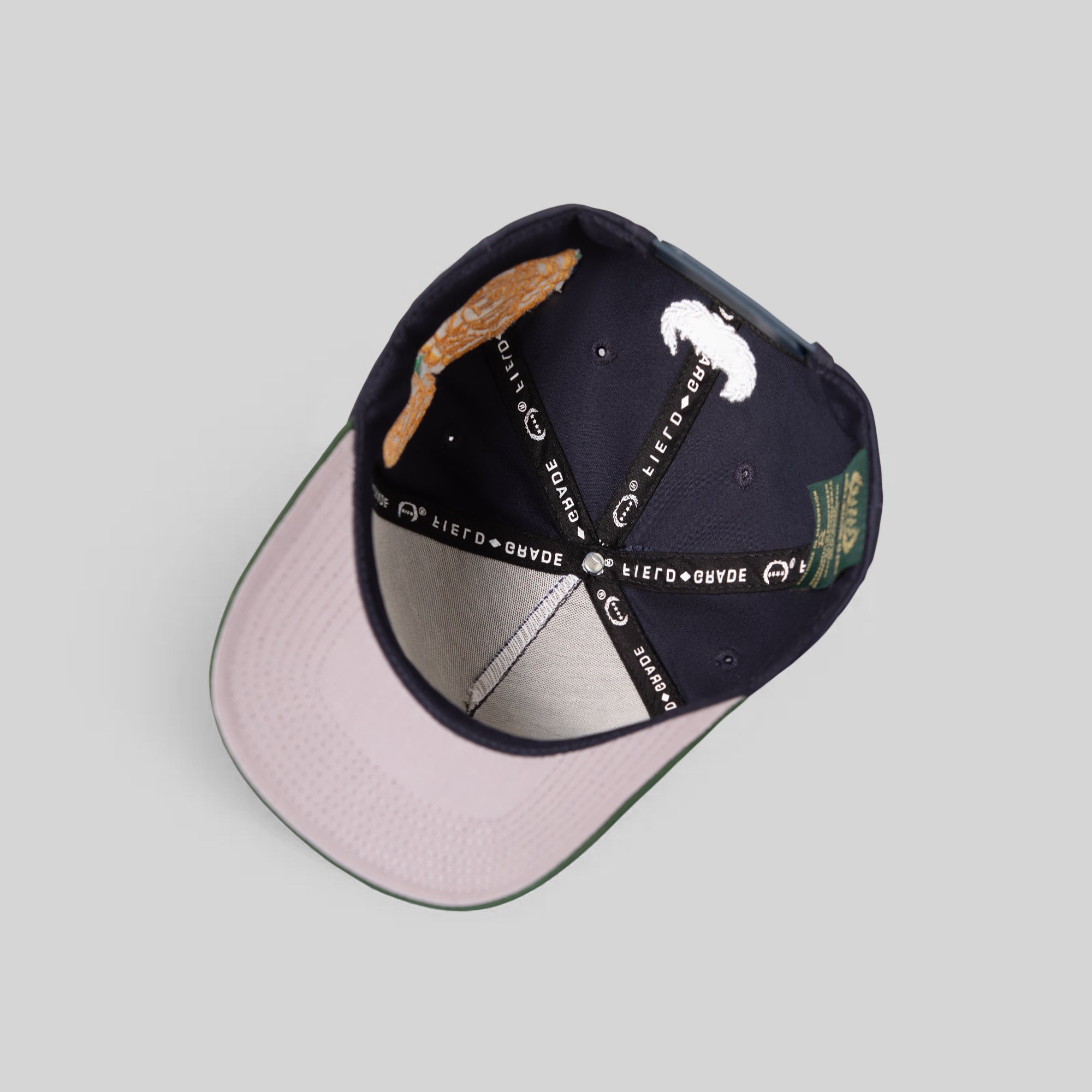 DON'T ASK ME MARIGOLD DEEP NAVY FG GREEN TWILL TRUCKER