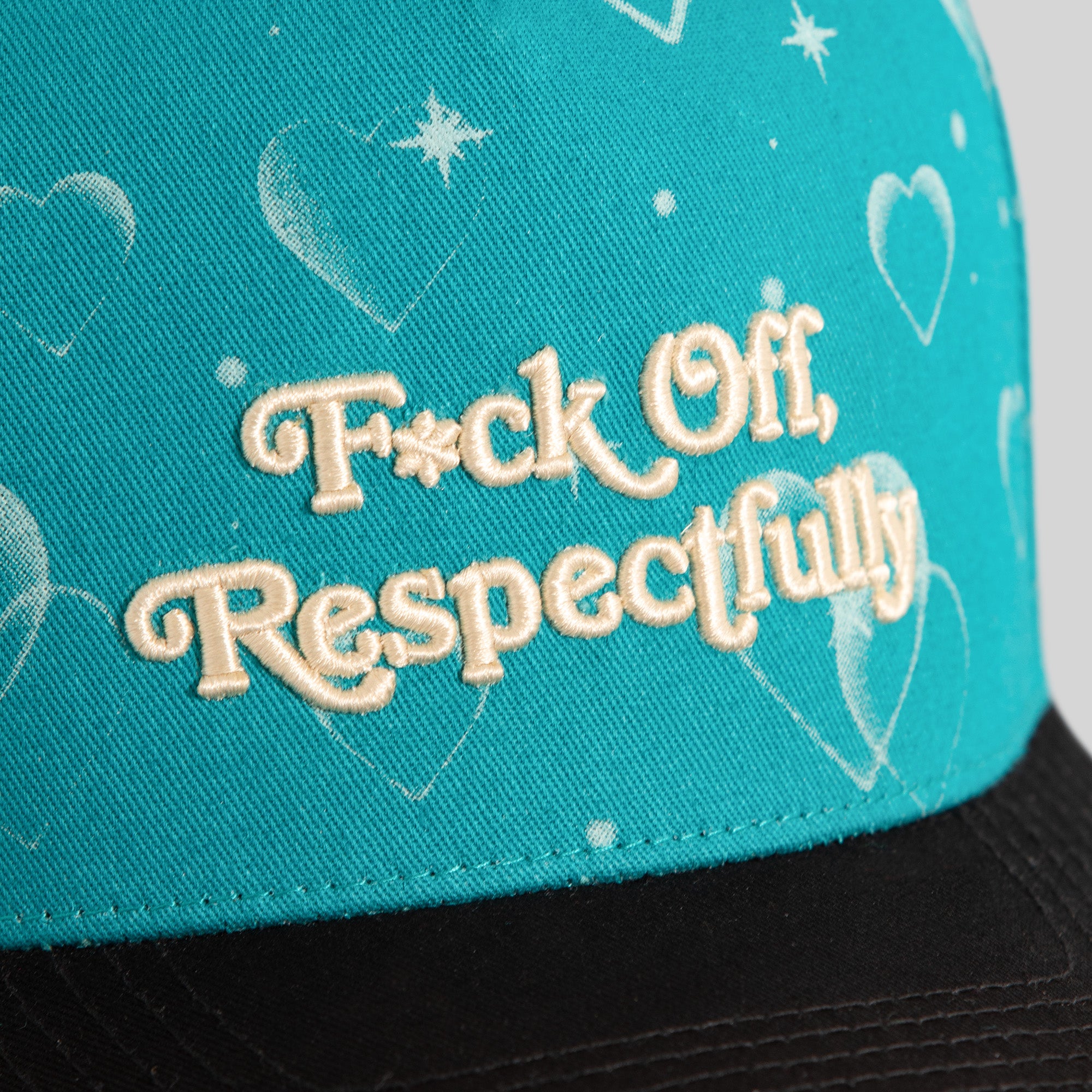 RESPECTFULLY MAJESTIC HEARTS TWILL TRUCKER