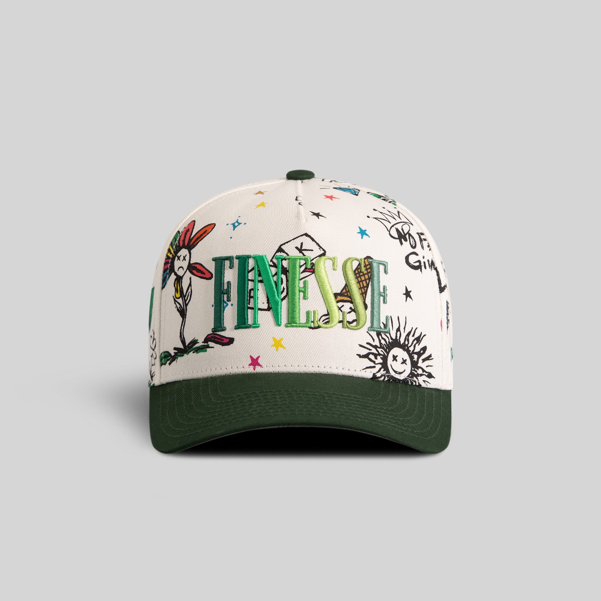 FINESSE DOODLE TWILL TRUCKER