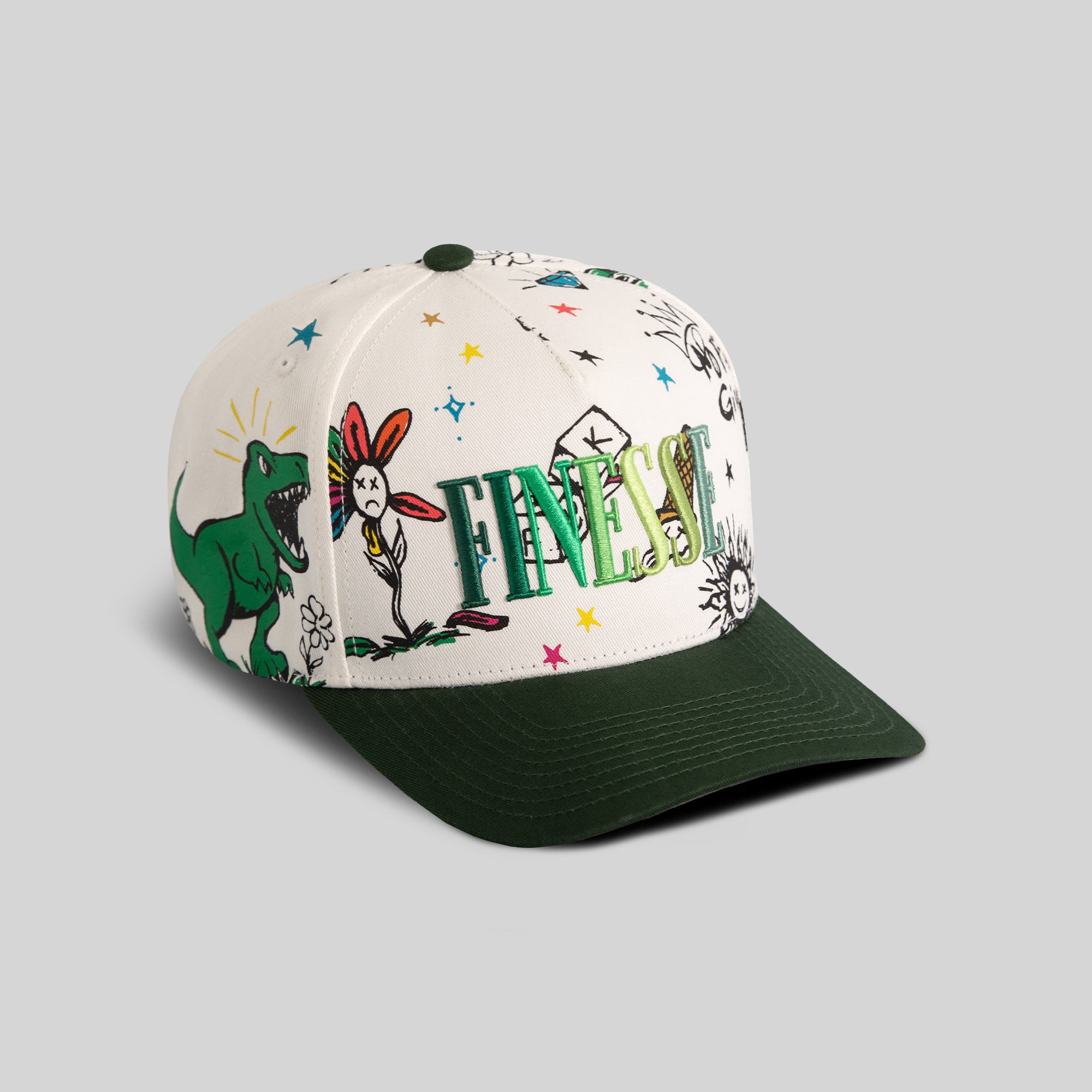 FINESSE DOODLE TWILL TRUCKER