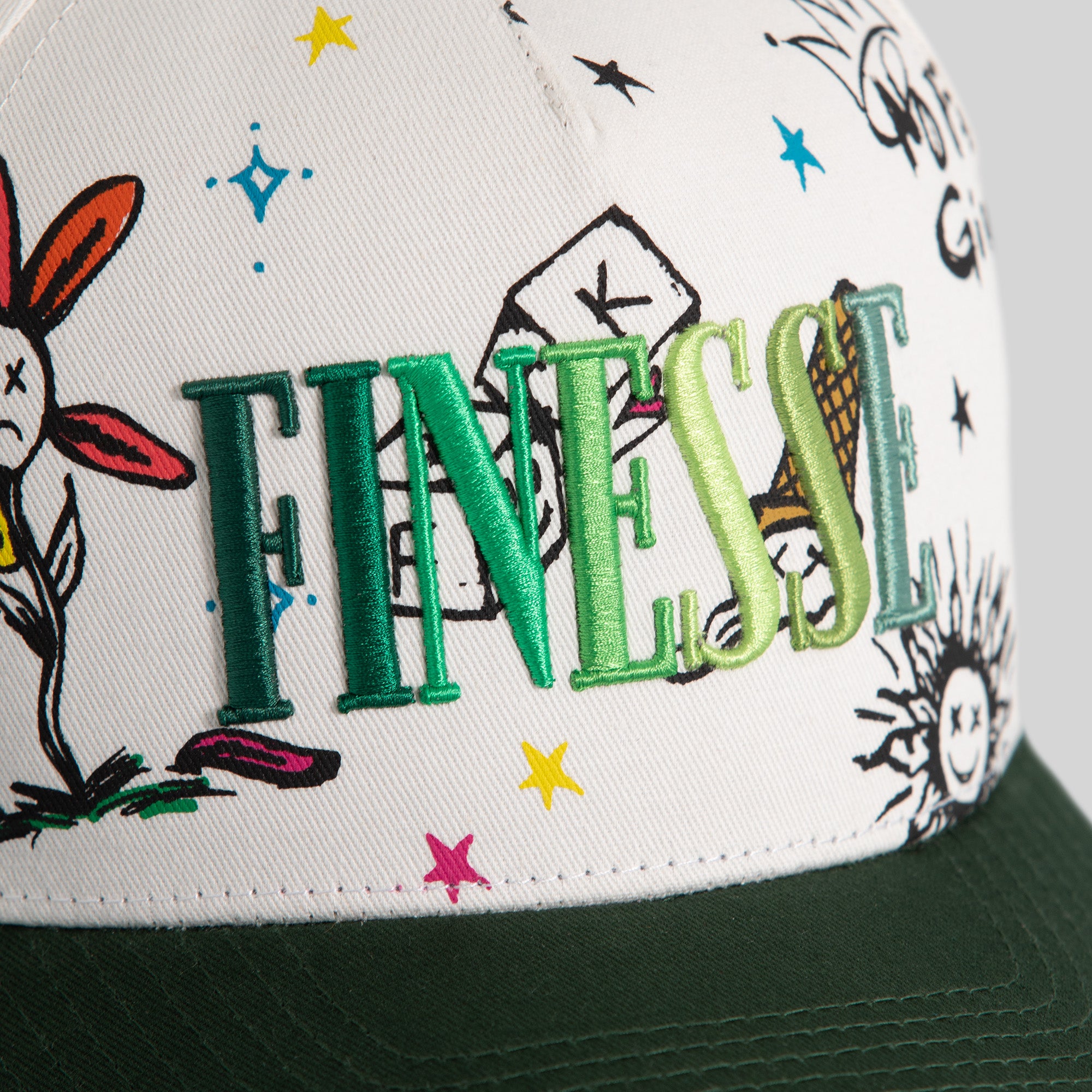 FINESSE DOODLE TWILL TRUCKER