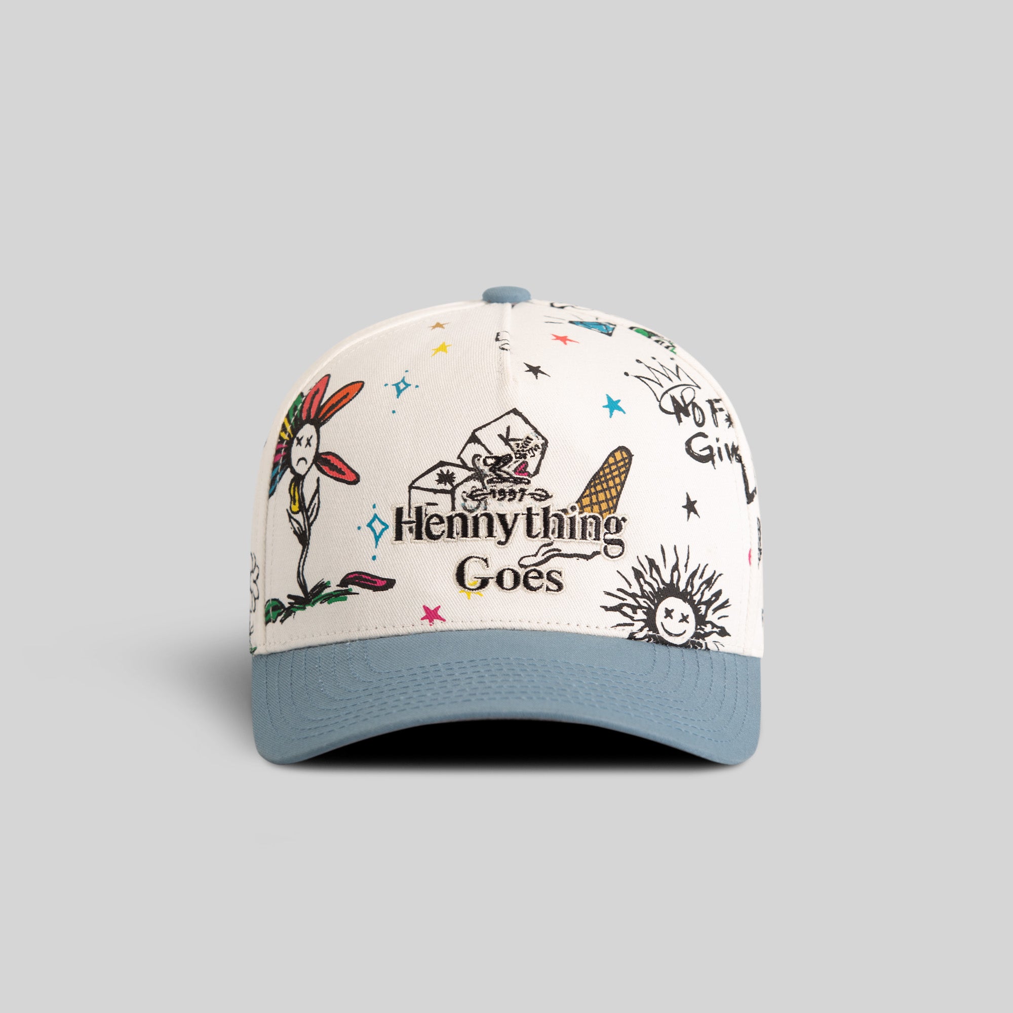 HENNYTHING GOES DOODLE TWILL TRUCKER