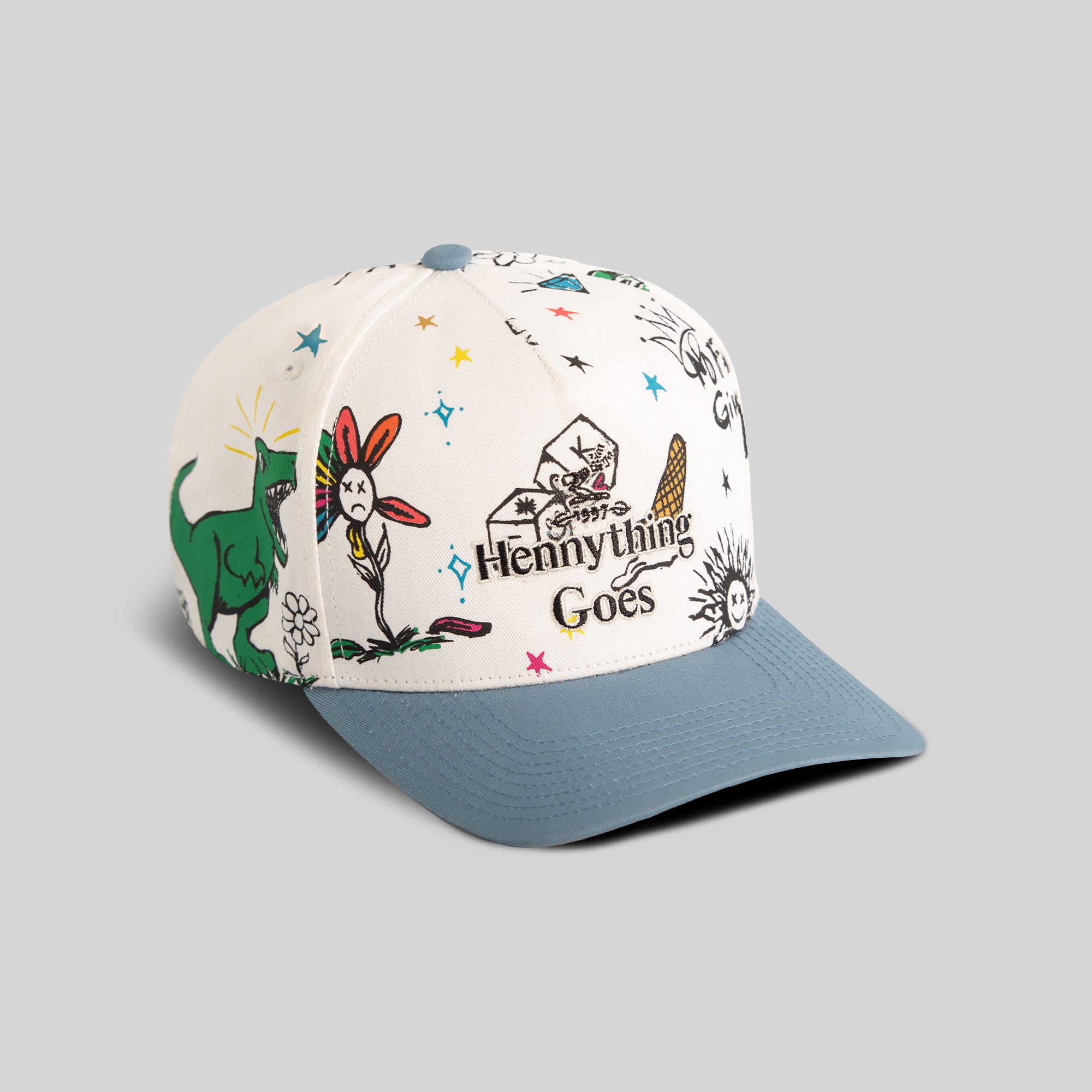 HENNYTHING GOES DOODLE TWILL TRUCKER