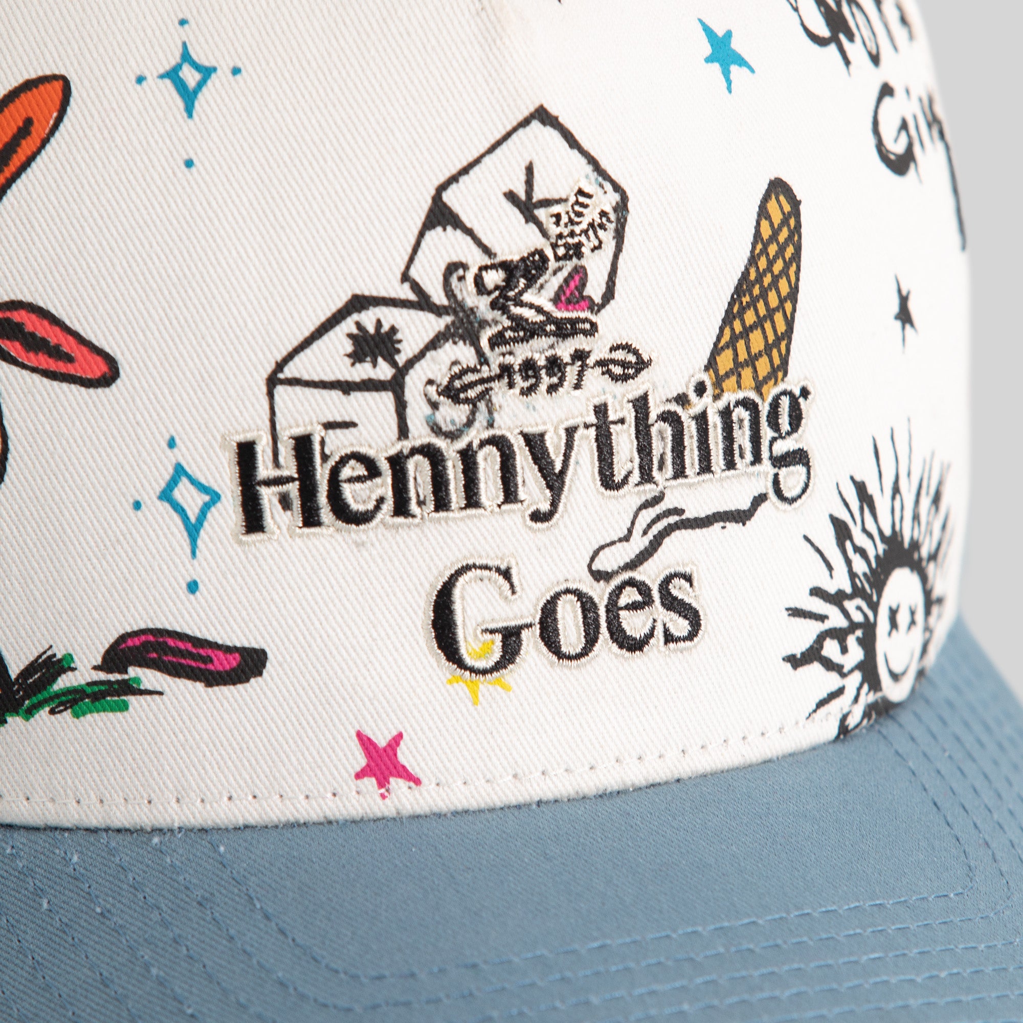 HENNYTHING GOES DOODLE TWILL TRUCKER