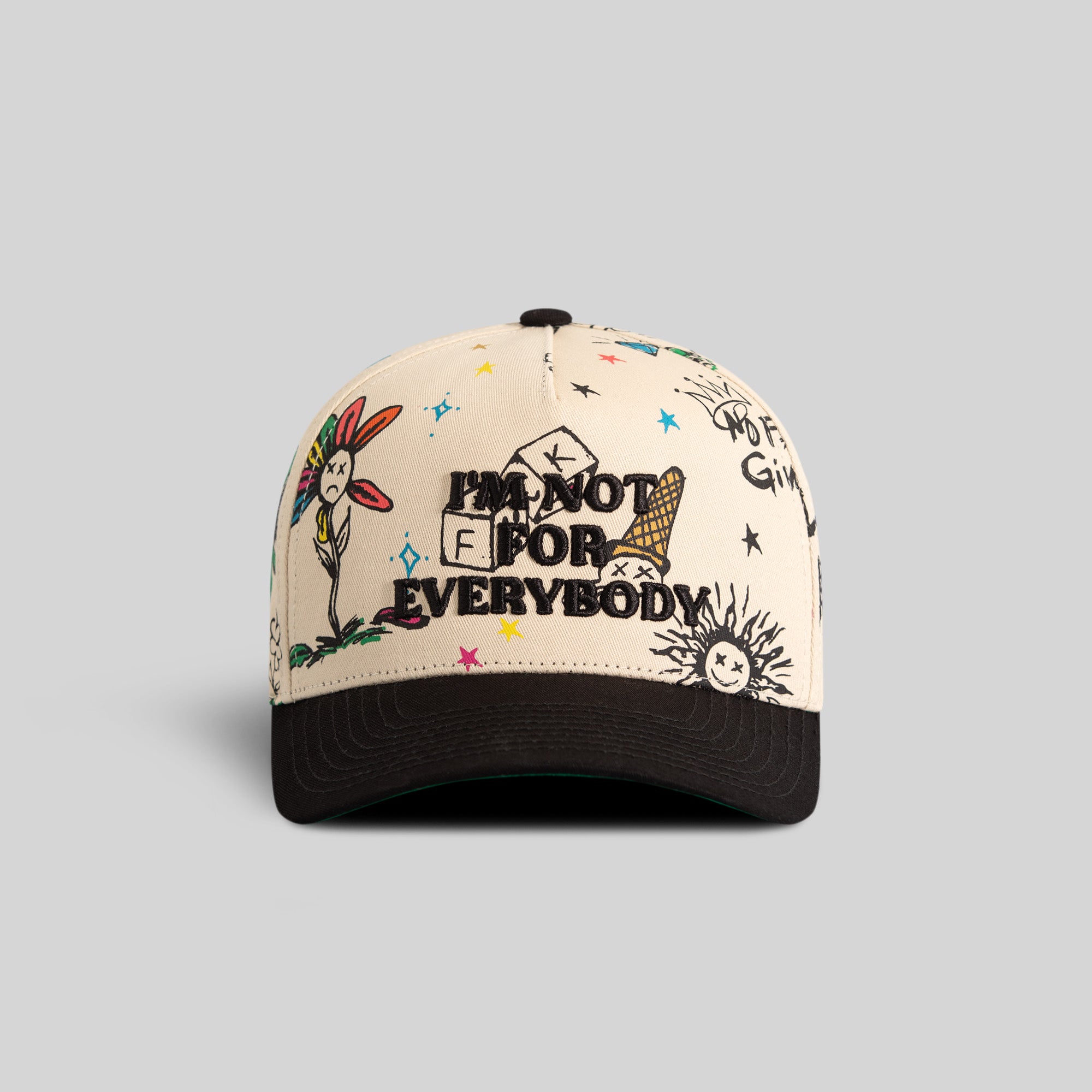 NOT FOR EVERYBODY DOODLE TWILL TRUCKER