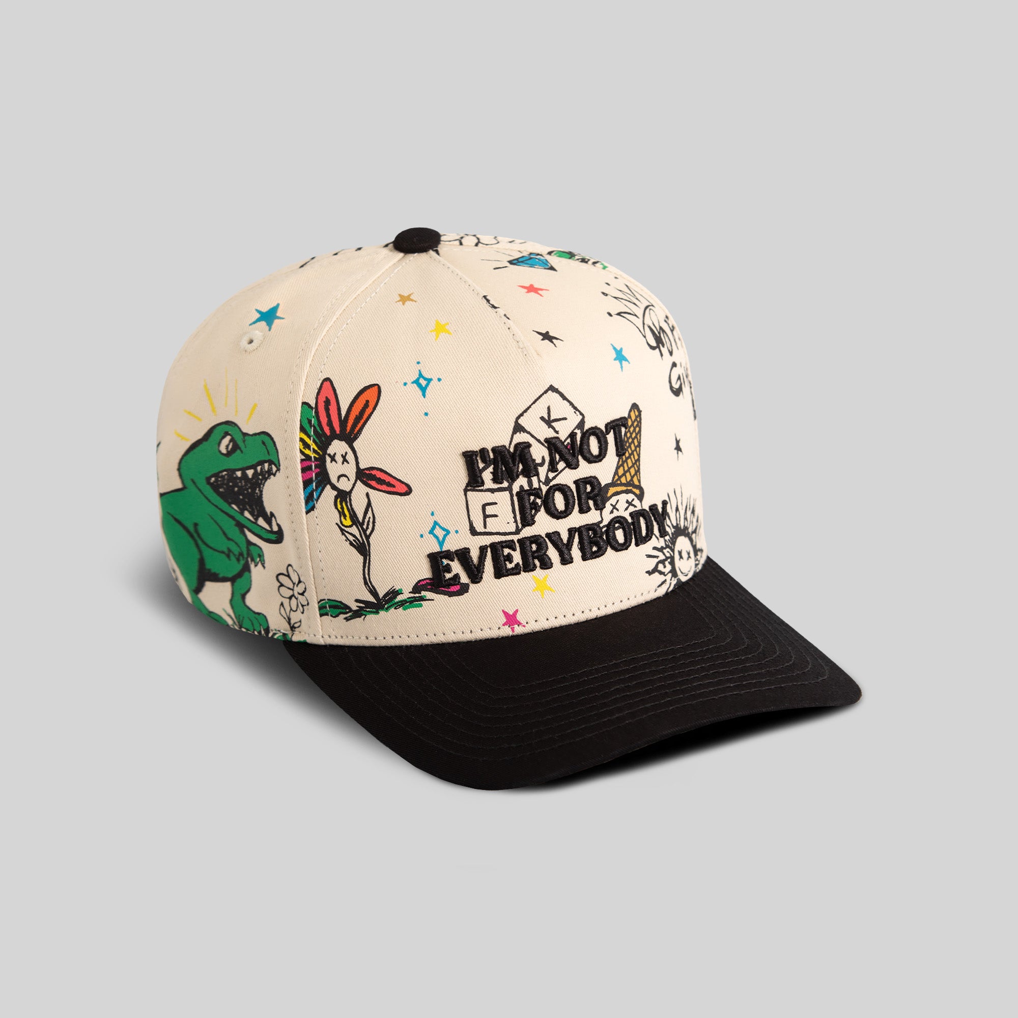 NOT FOR EVERYBODY DOODLE TWILL TRUCKER