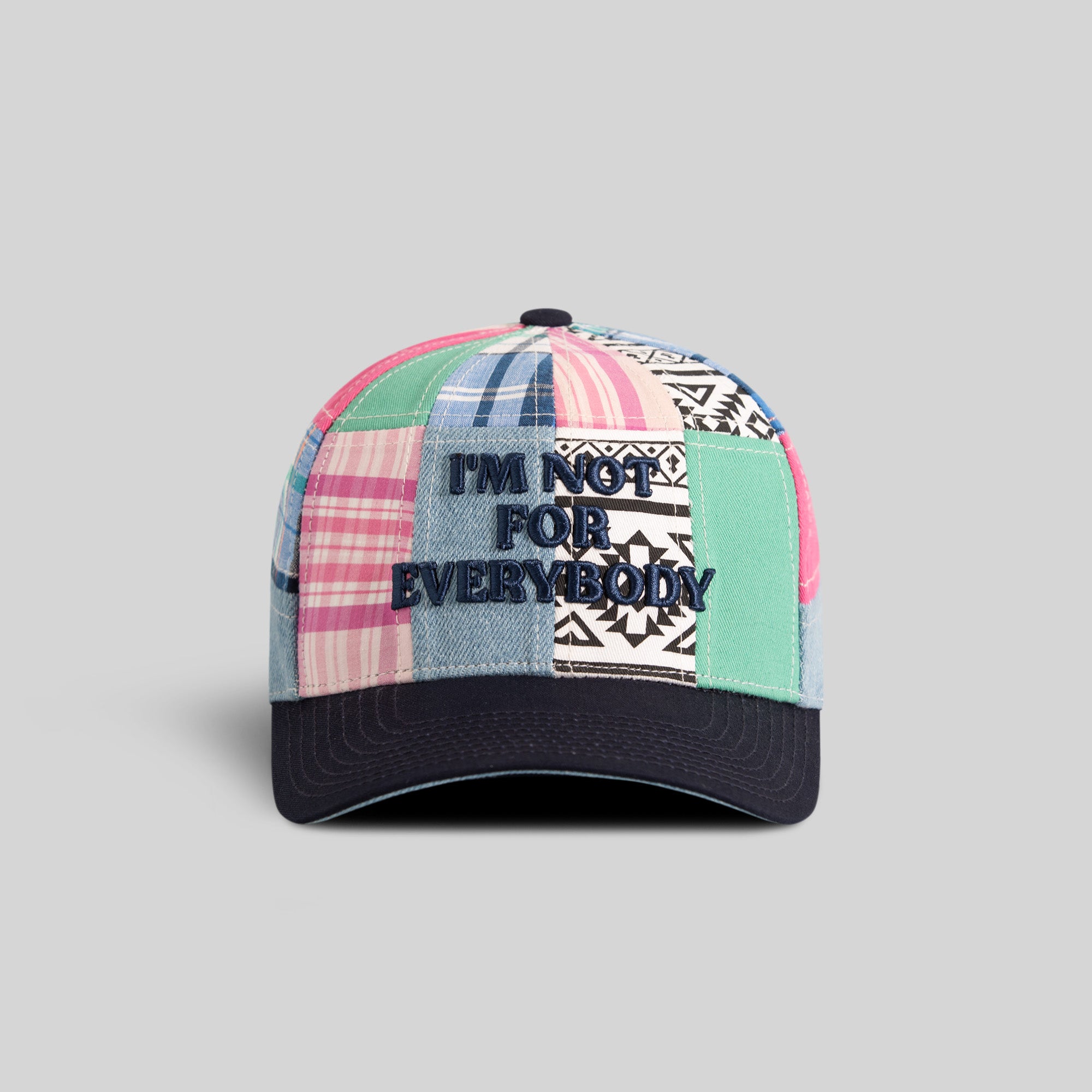 IM NOT FOR EVERYBODY SUMMER PATCHWORK TWILL TRUCKER