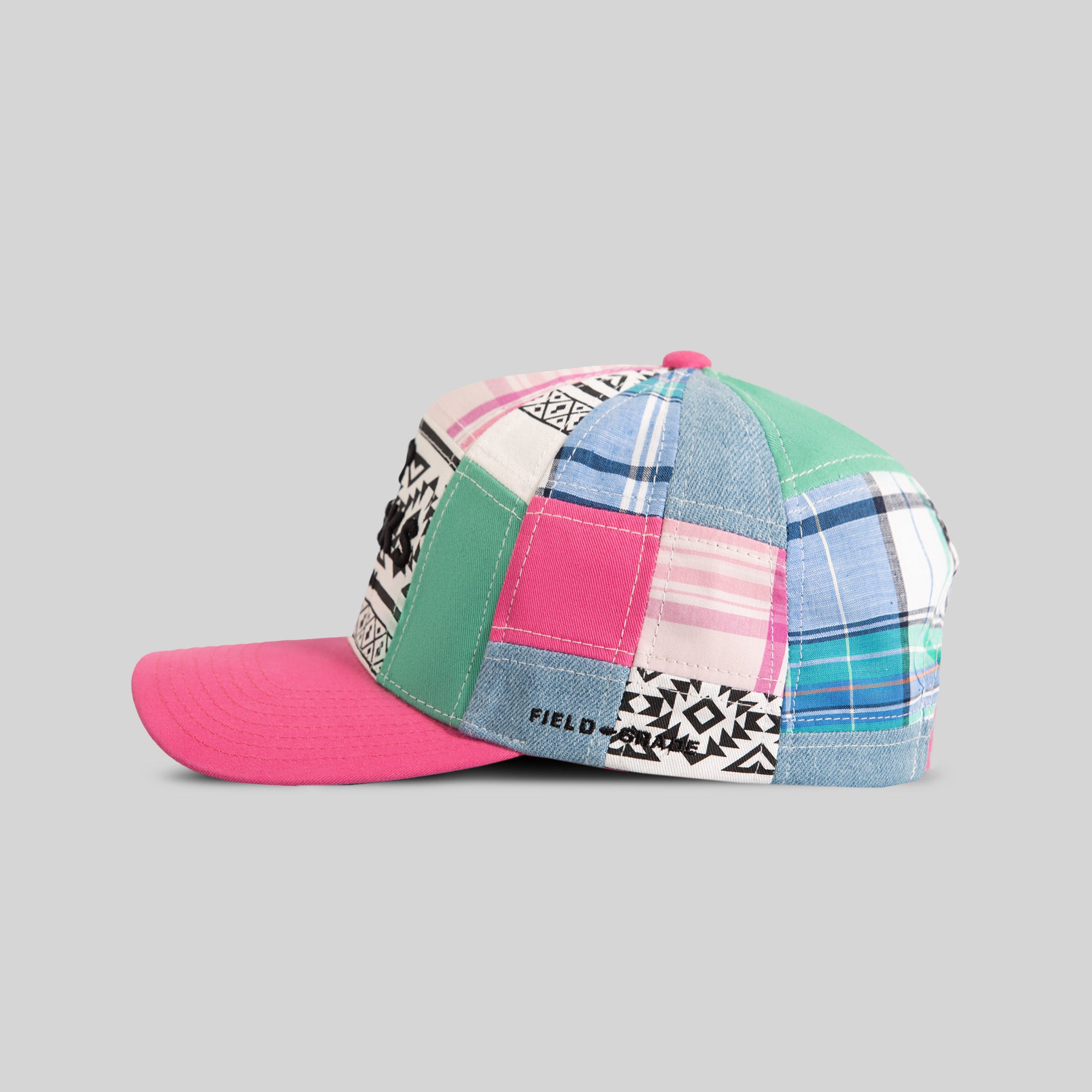 NO F*CKS GIVEN SUMMER PATCHWORK TWILL TRUCKER