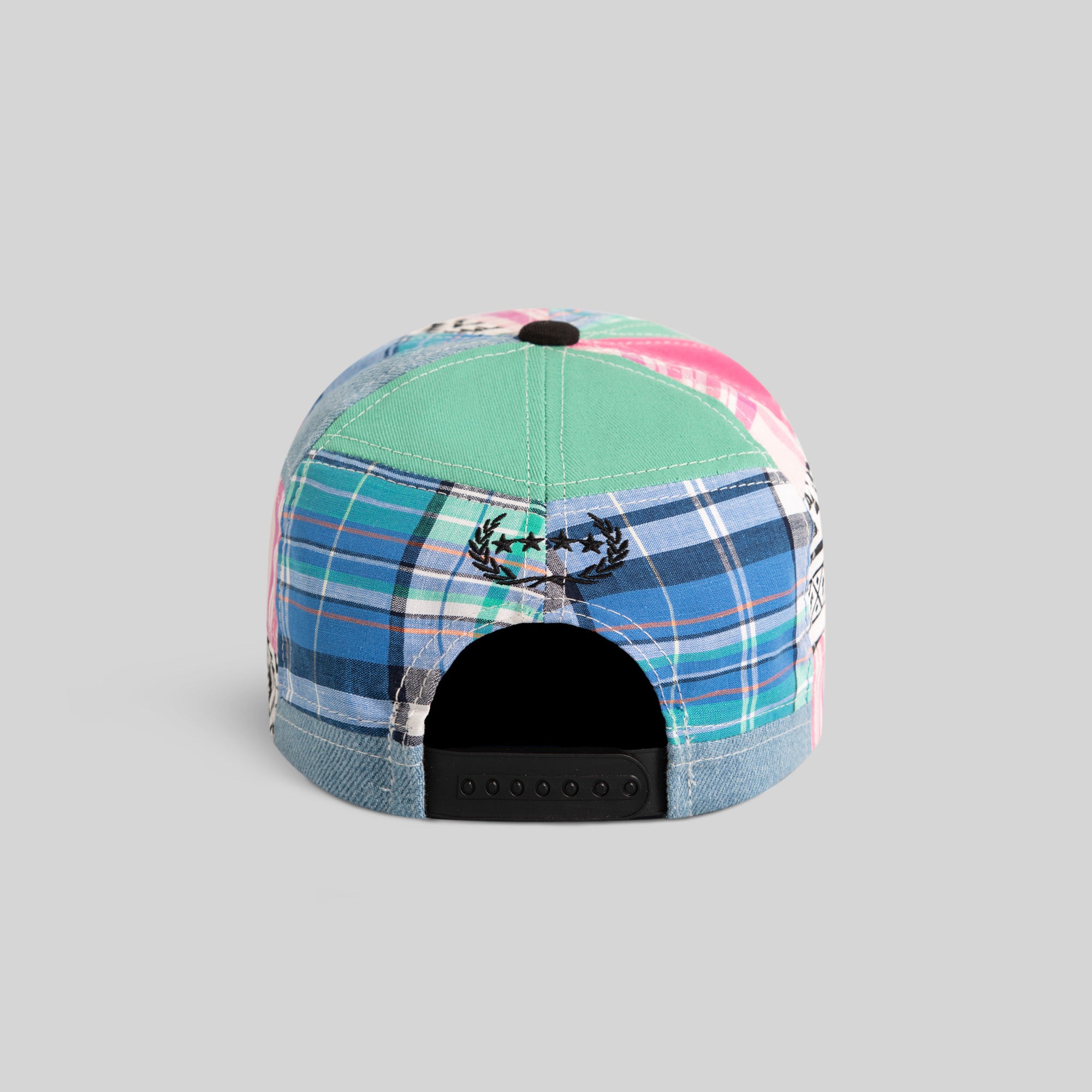 HENNYTHING GOES SUMMER PATCHWORK TWILL TRUCKER