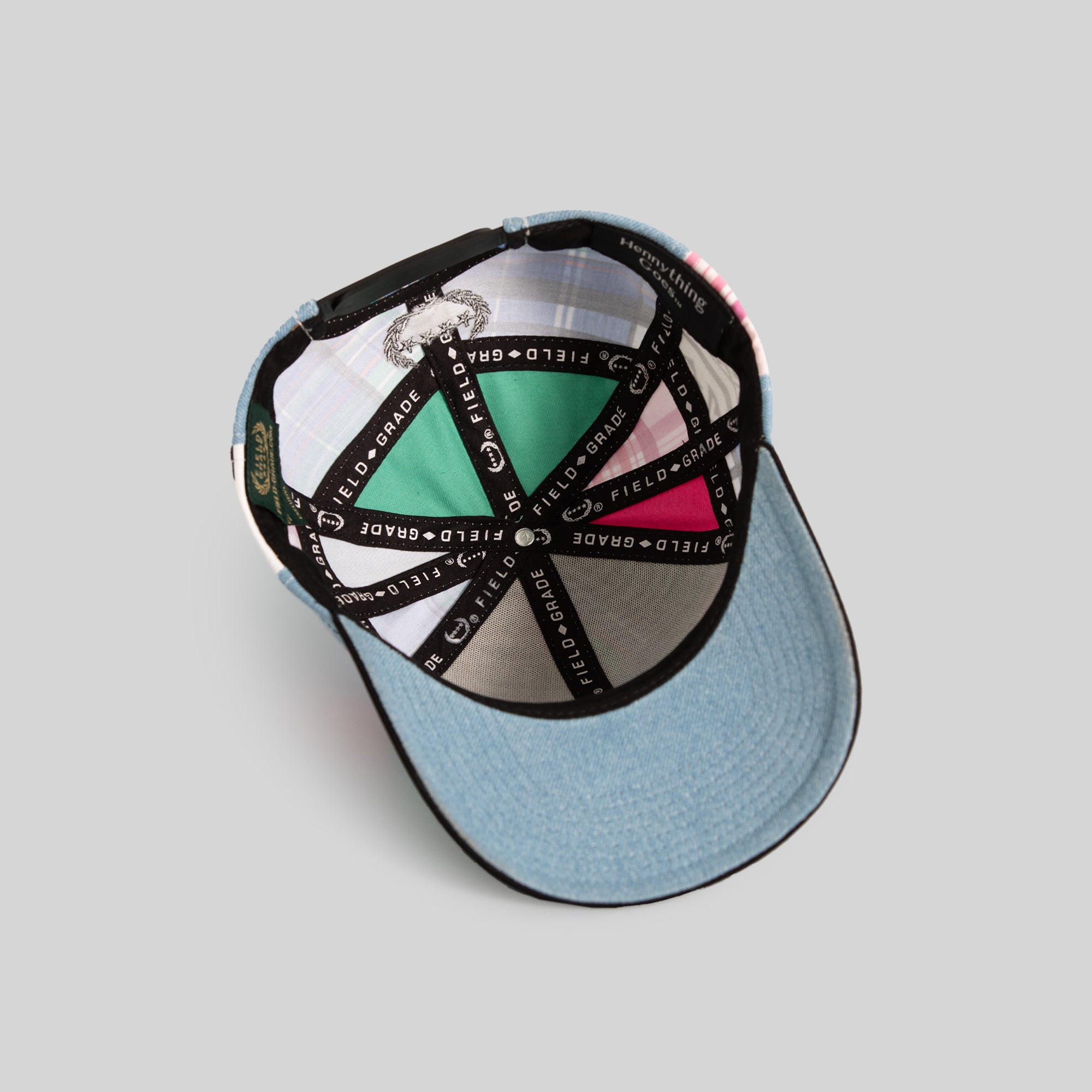 HENNYTHING GOES SUMMER PATCHWORK TWILL TRUCKER