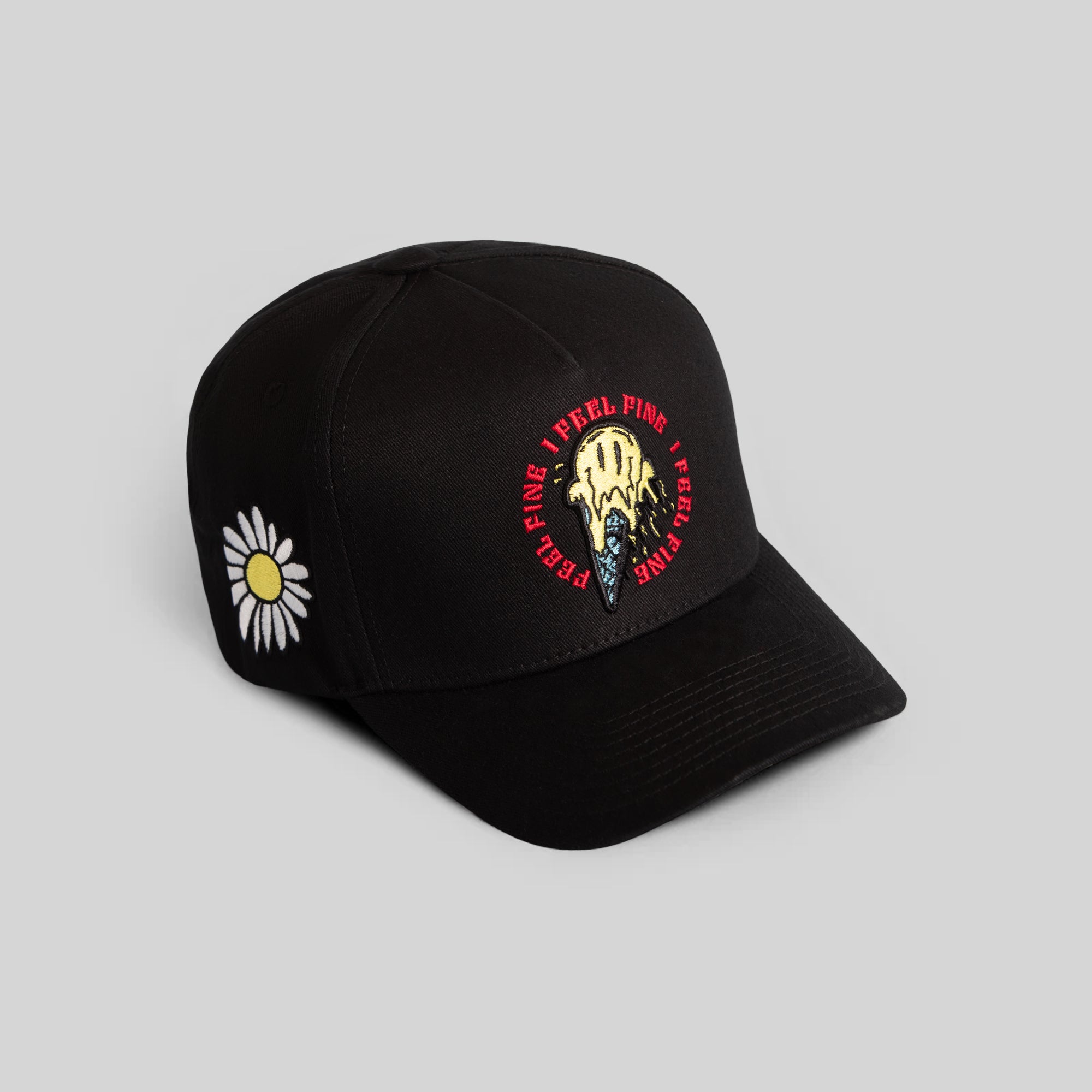 I FEEL FINE SUMMER BLACK TWILL TRUCKER