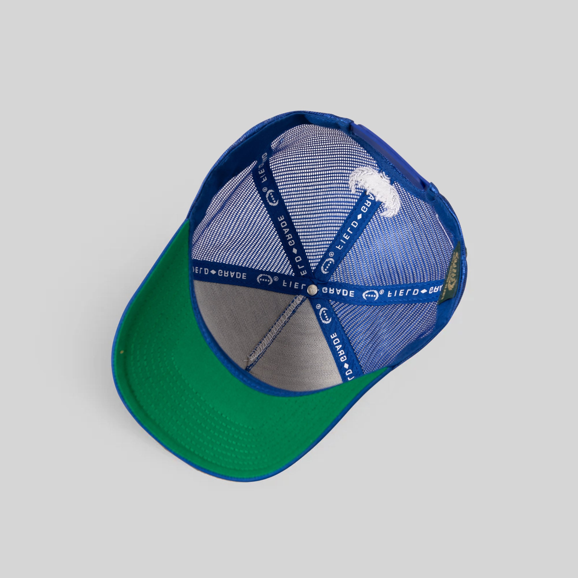 CHERRY BOMB ROYAL TWILL MESH TRUCKER