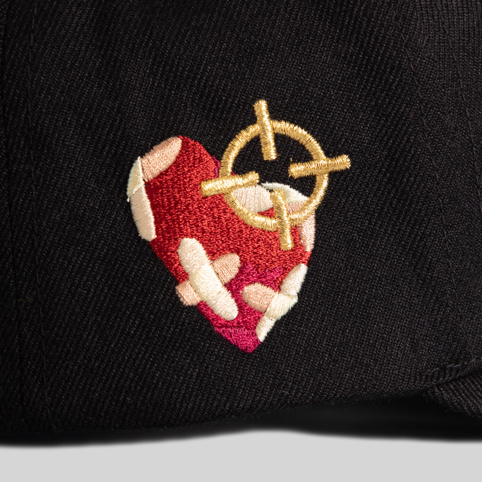 KURVE KING X FIELD GRADE NY IS HEALING BLACK WOOL TRUCKER