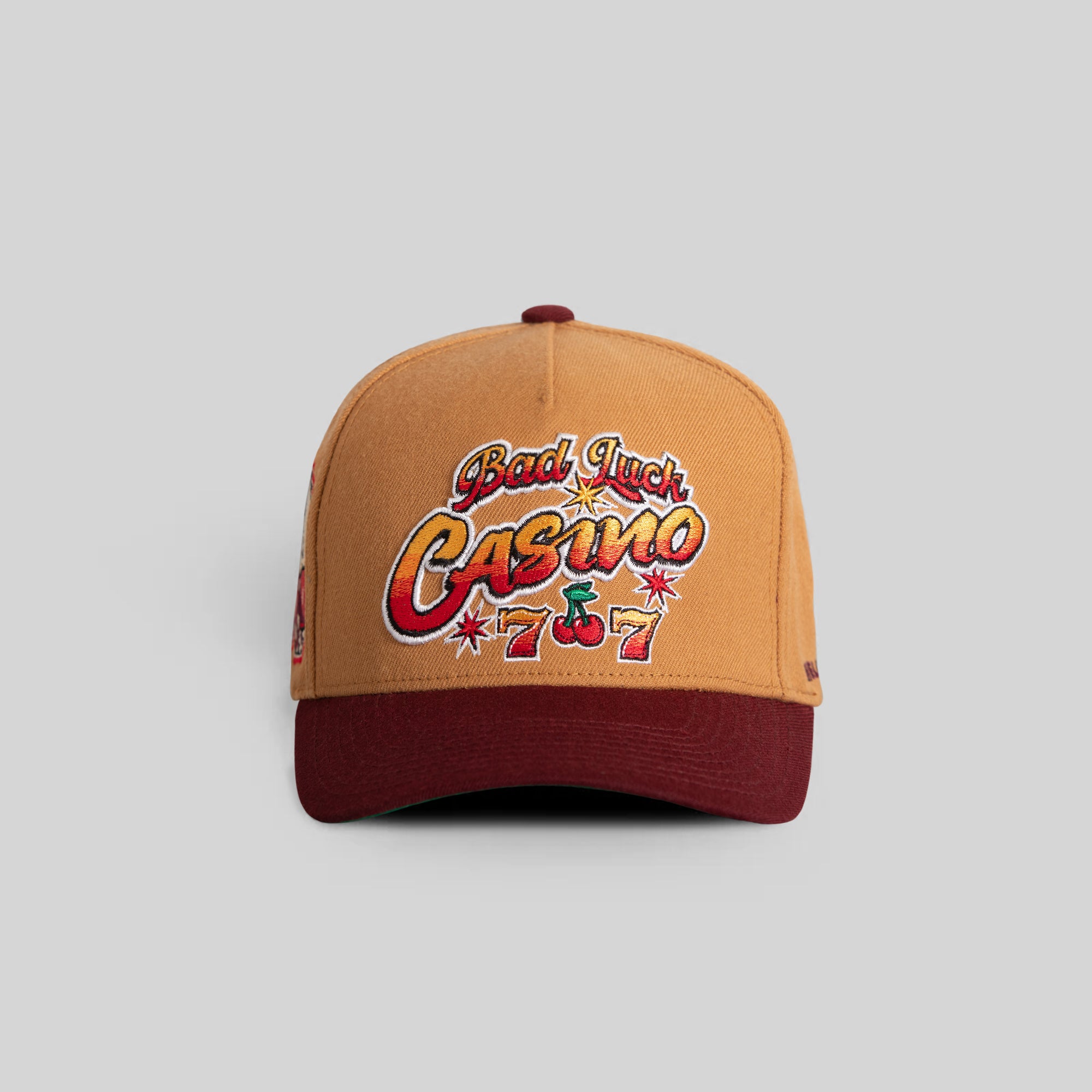 BAD LUCK CASINO WHEAT BORDEAUX WOOL TRUCKER