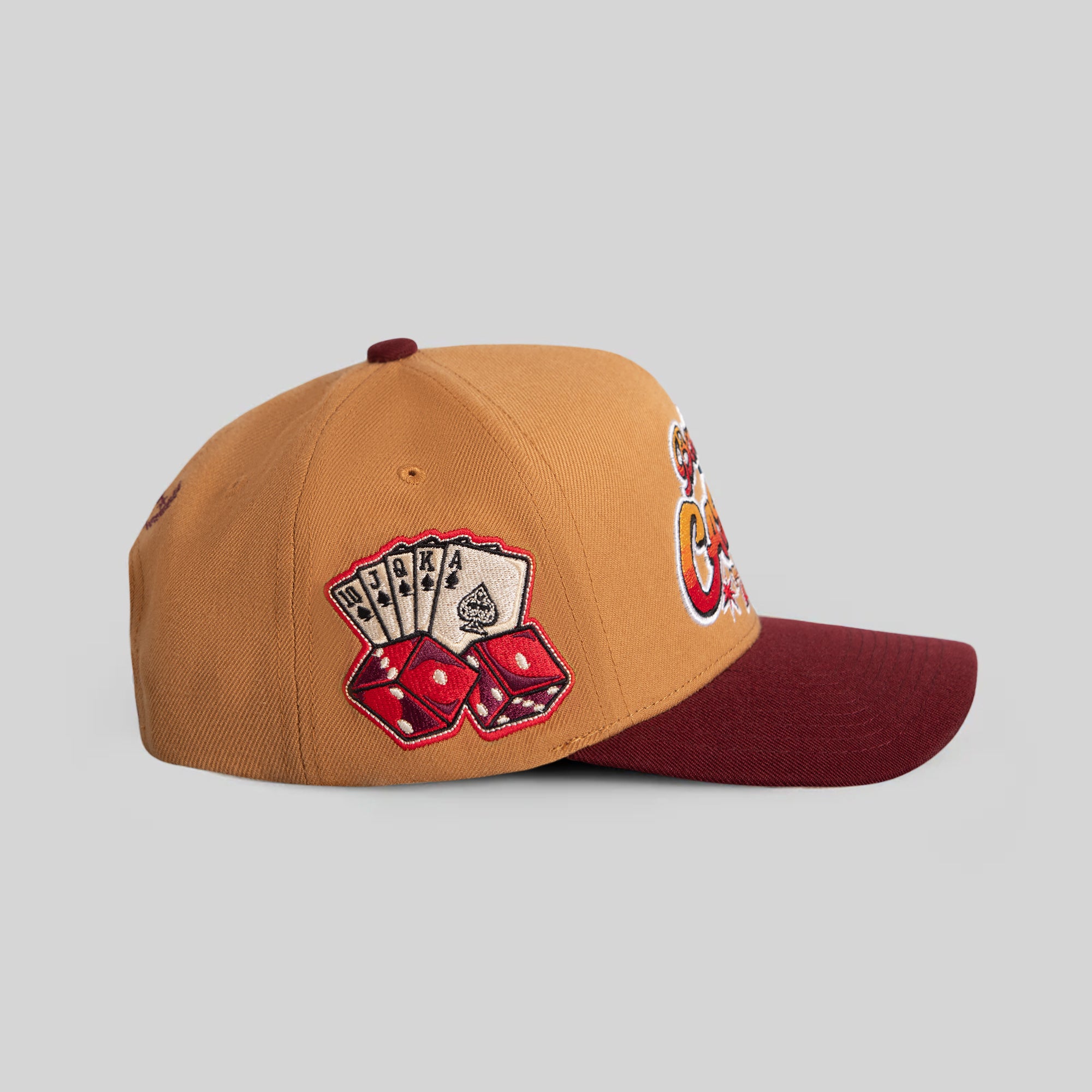 BAD LUCK CASINO WHEAT BORDEAUX WOOL TRUCKER