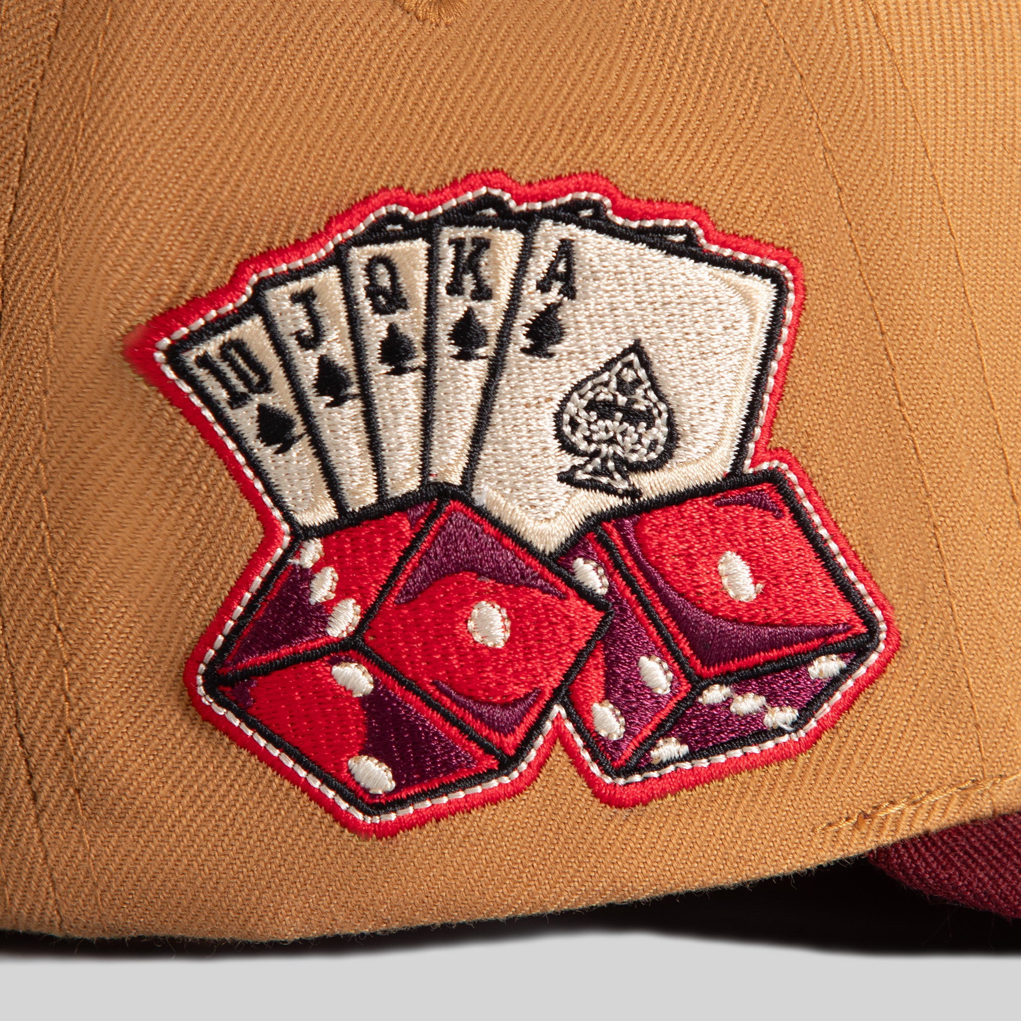 BAD LUCK CASINO WHEAT BORDEAUX WOOL TRUCKER