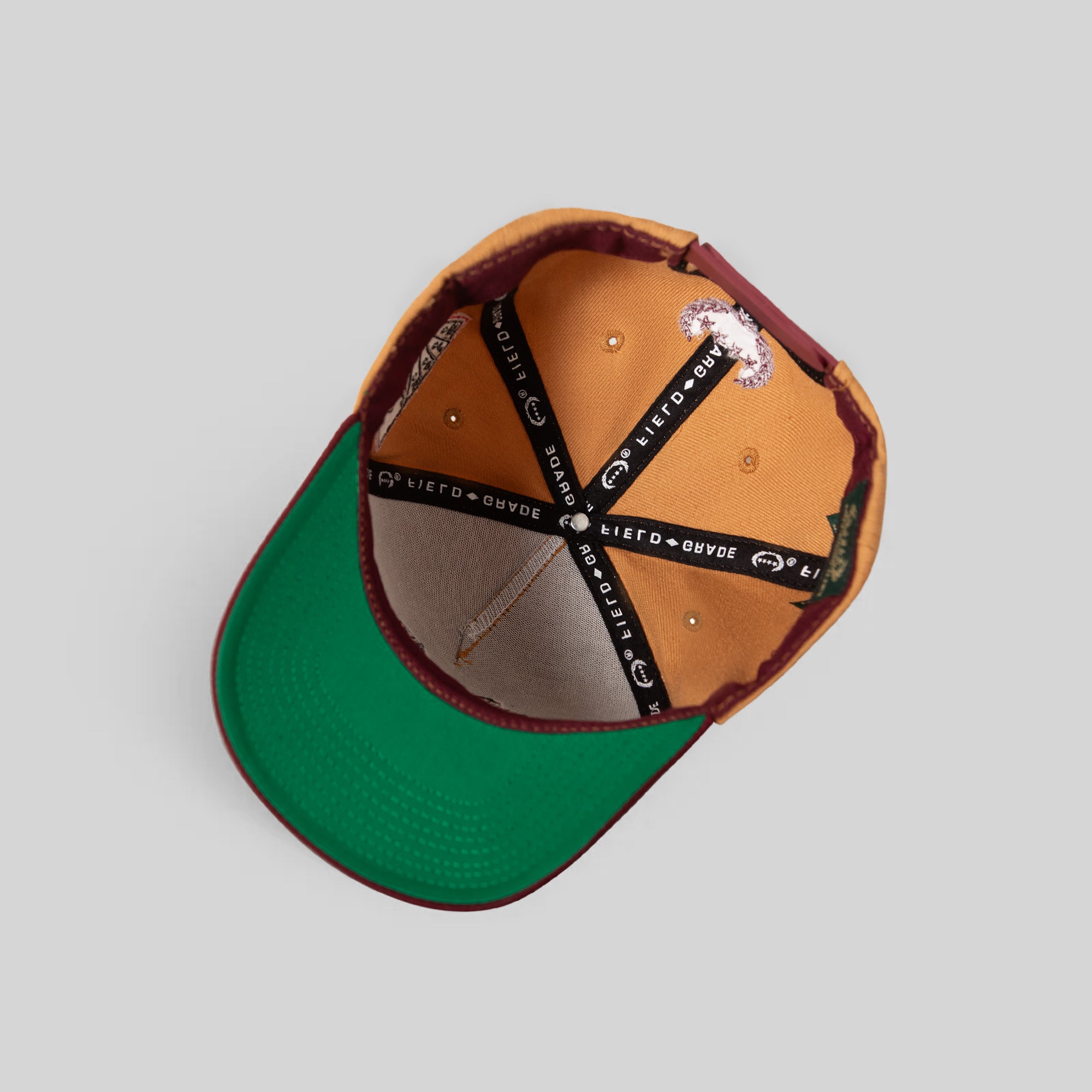 BAD LUCK CASINO WHEAT BORDEAUX WOOL TRUCKER