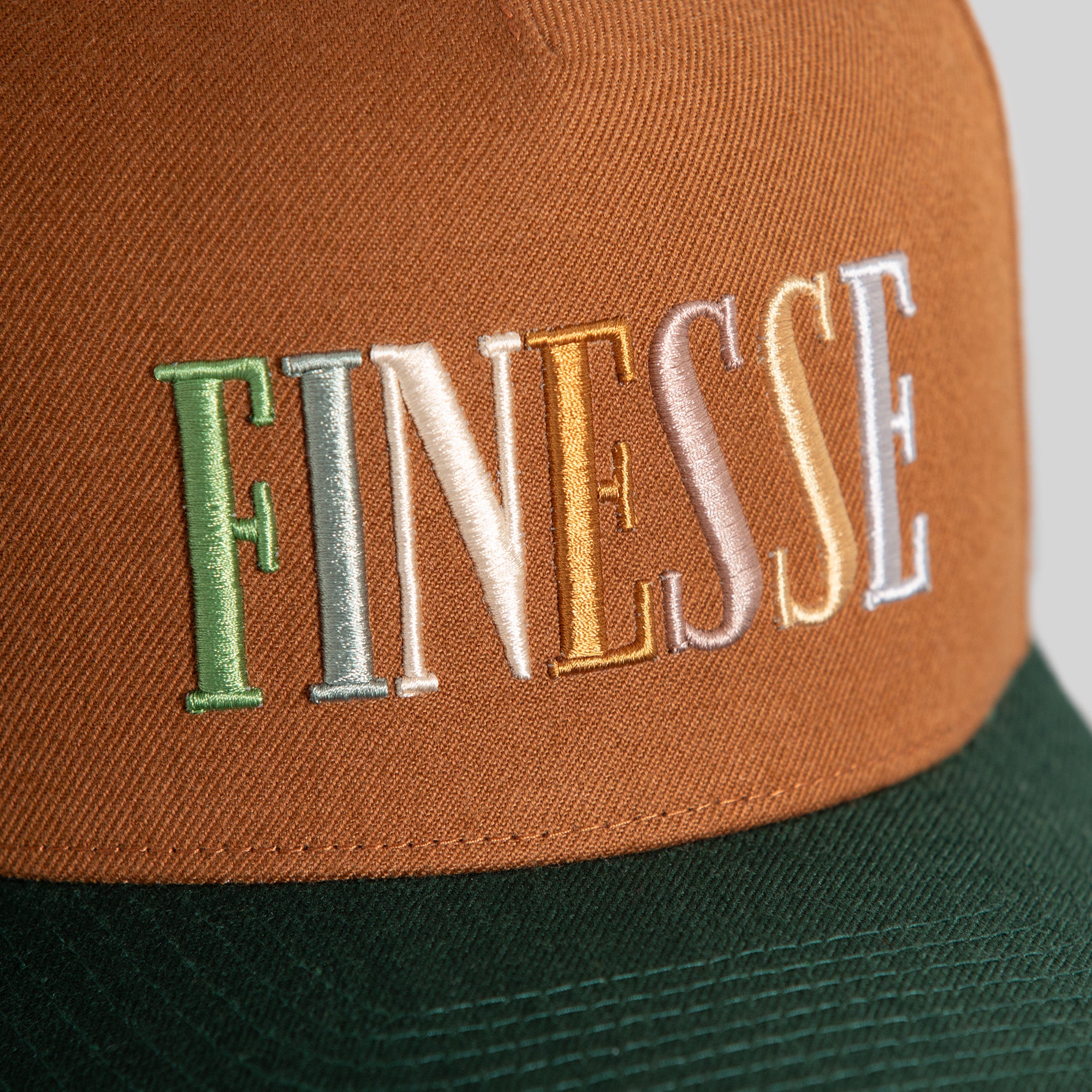 FINESSE SESAME FG GREEN WOOL TRUCKER