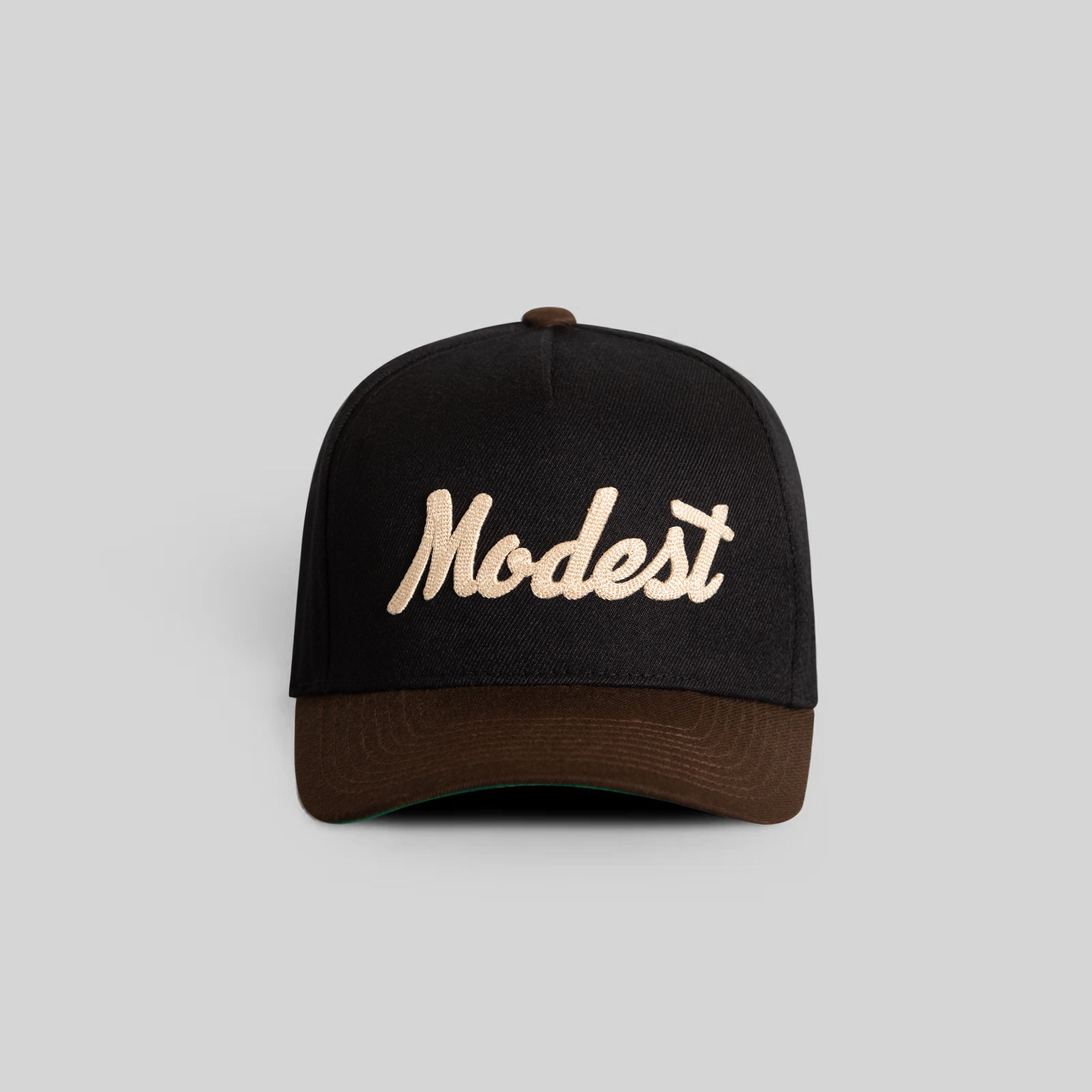 MODEST BLACK MOCHA WOOL TRUCKER