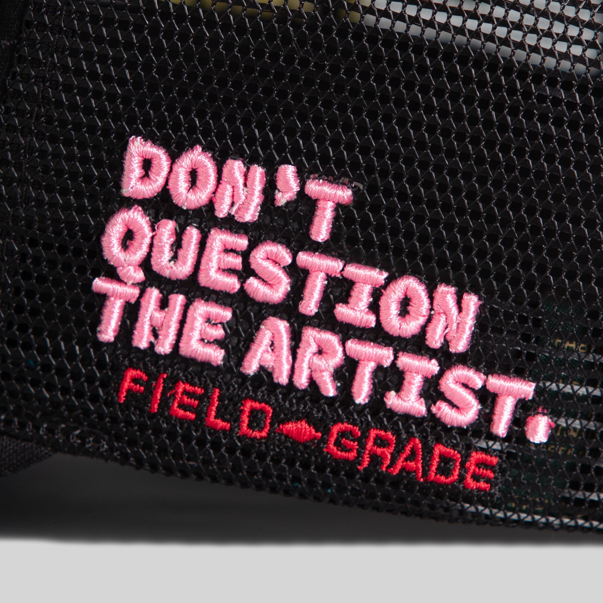 STAY CREATIVE FOAM BLACK MESH TRUCKER