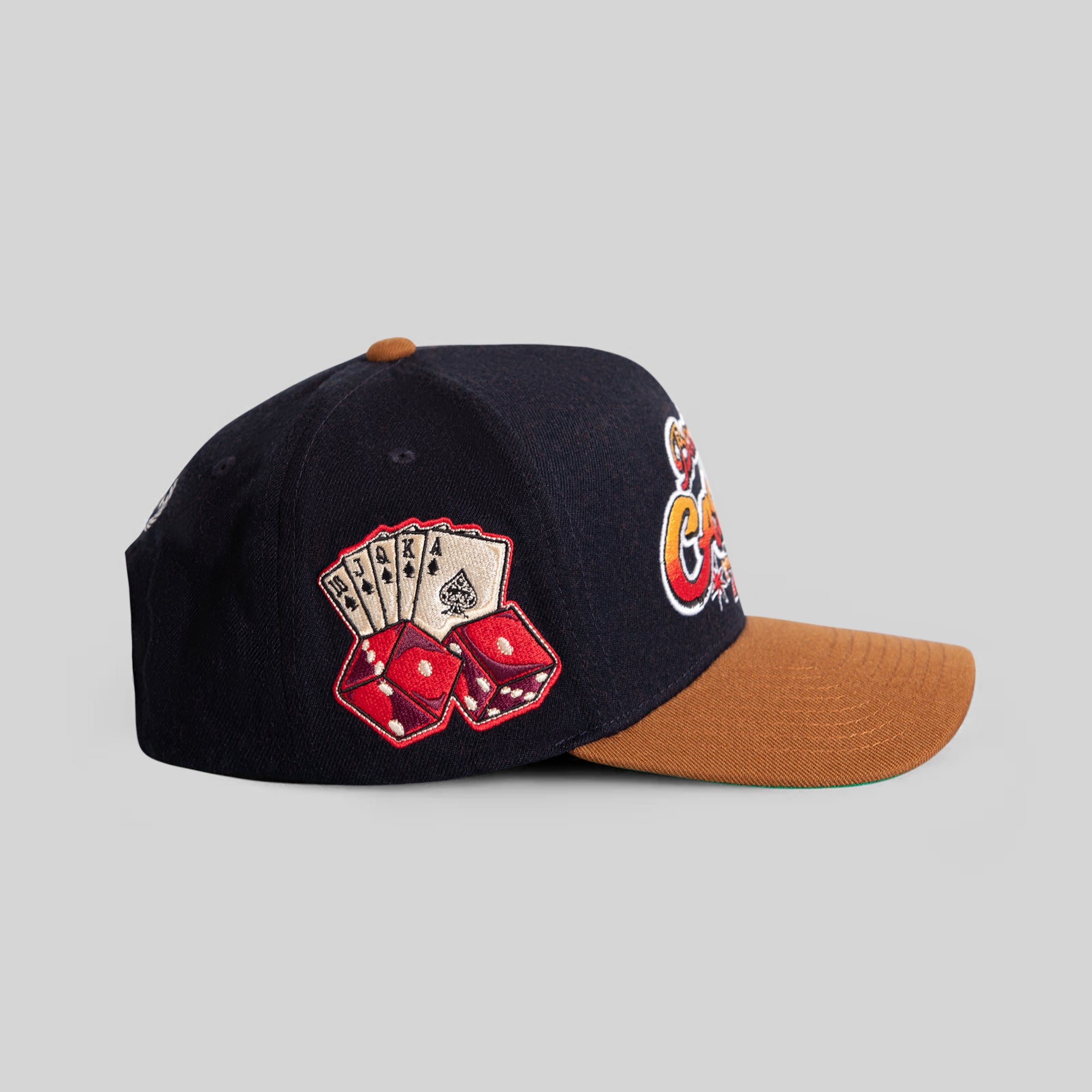 BAD LUCK CASINO DEEP NAVY SESAME WOOL TRUCKER