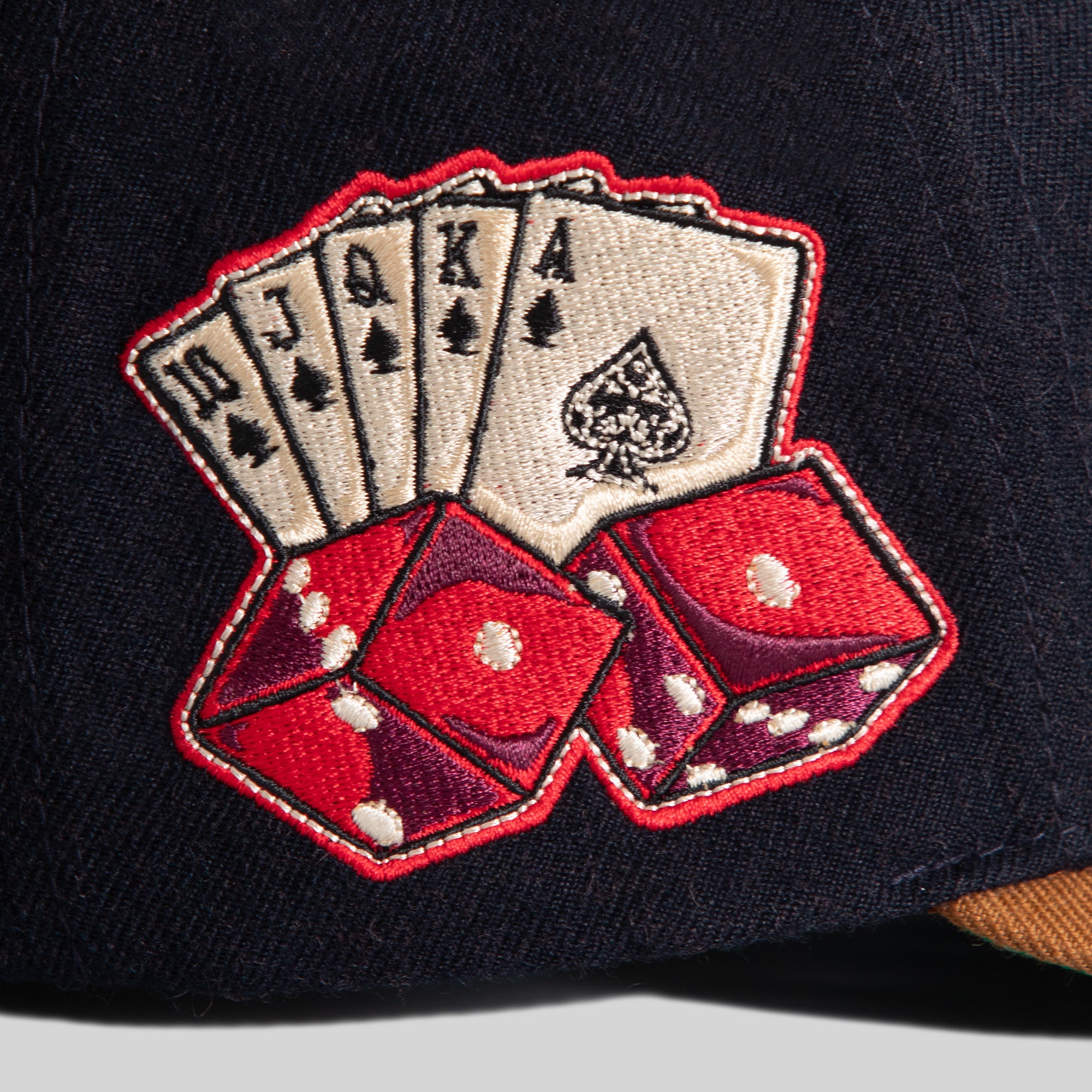 BAD LUCK CASINO DEEP NAVY SESAME WOOL TRUCKER