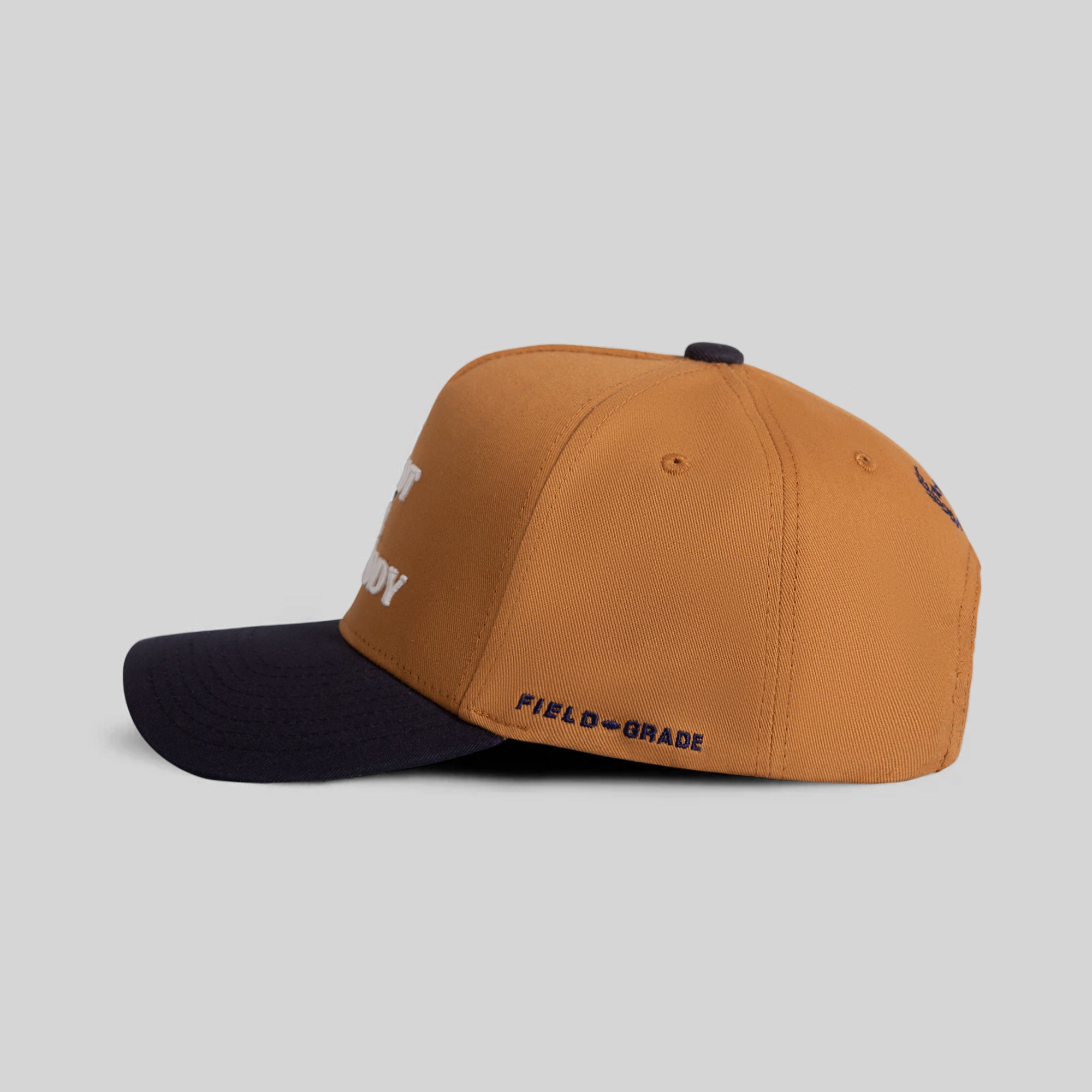 I'M NOT FOR EVERYBODY WHEAT DEEP NAVY TWILL TRUCKER