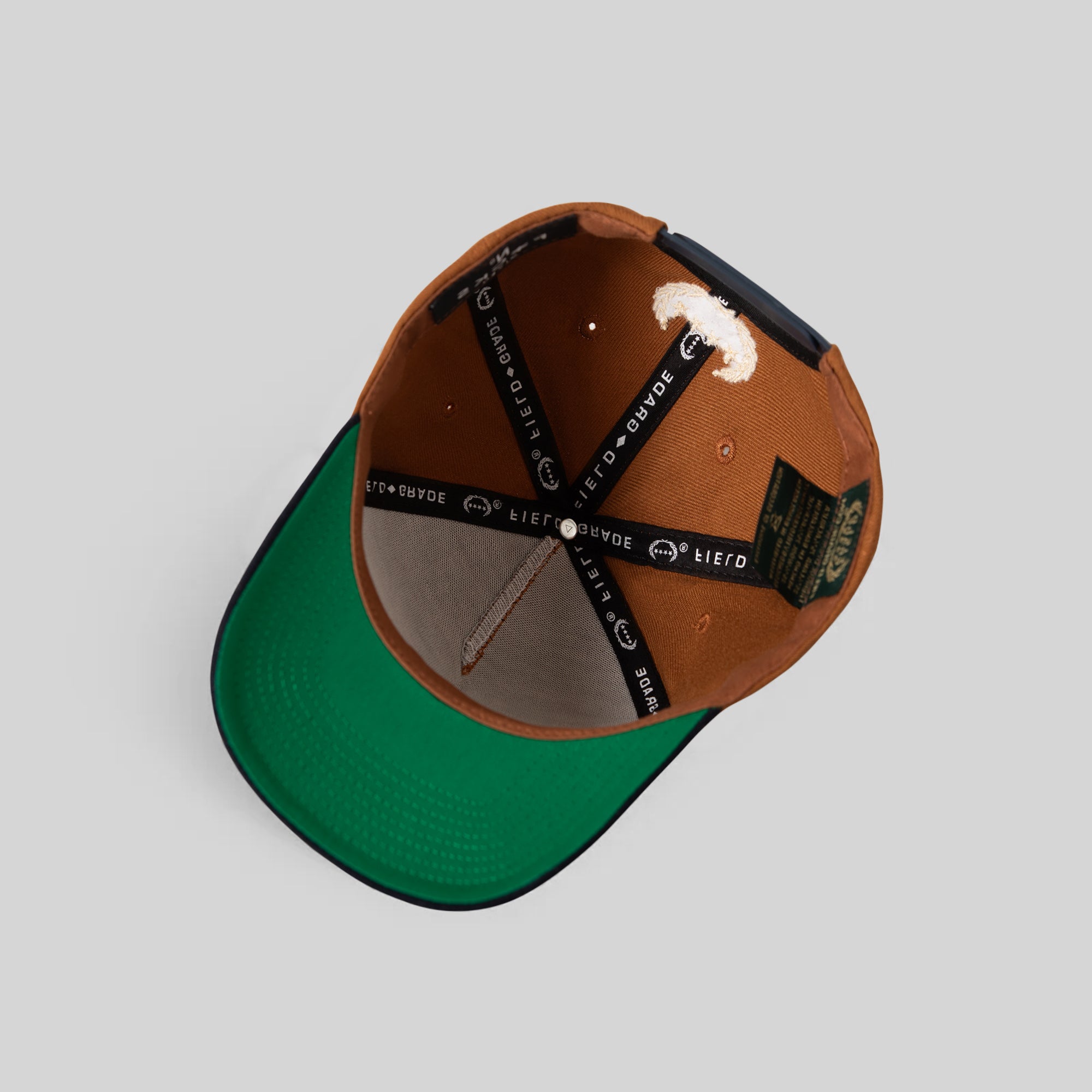 NO F*CKS GIVEN SESAME DEEP NAVY WOOL TRUCKER