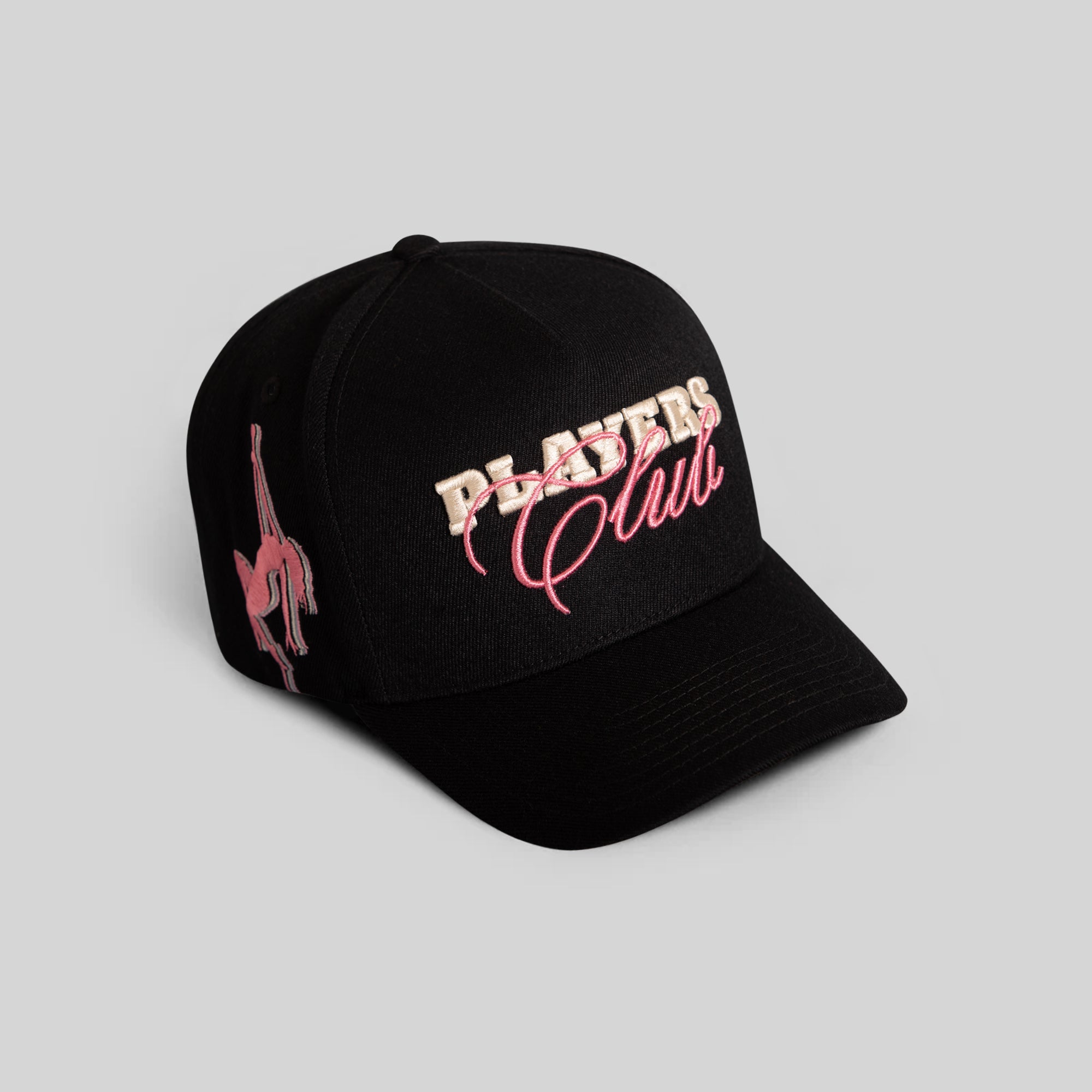 PLAYERS CLUB BLACK WOOL TRUCKER
