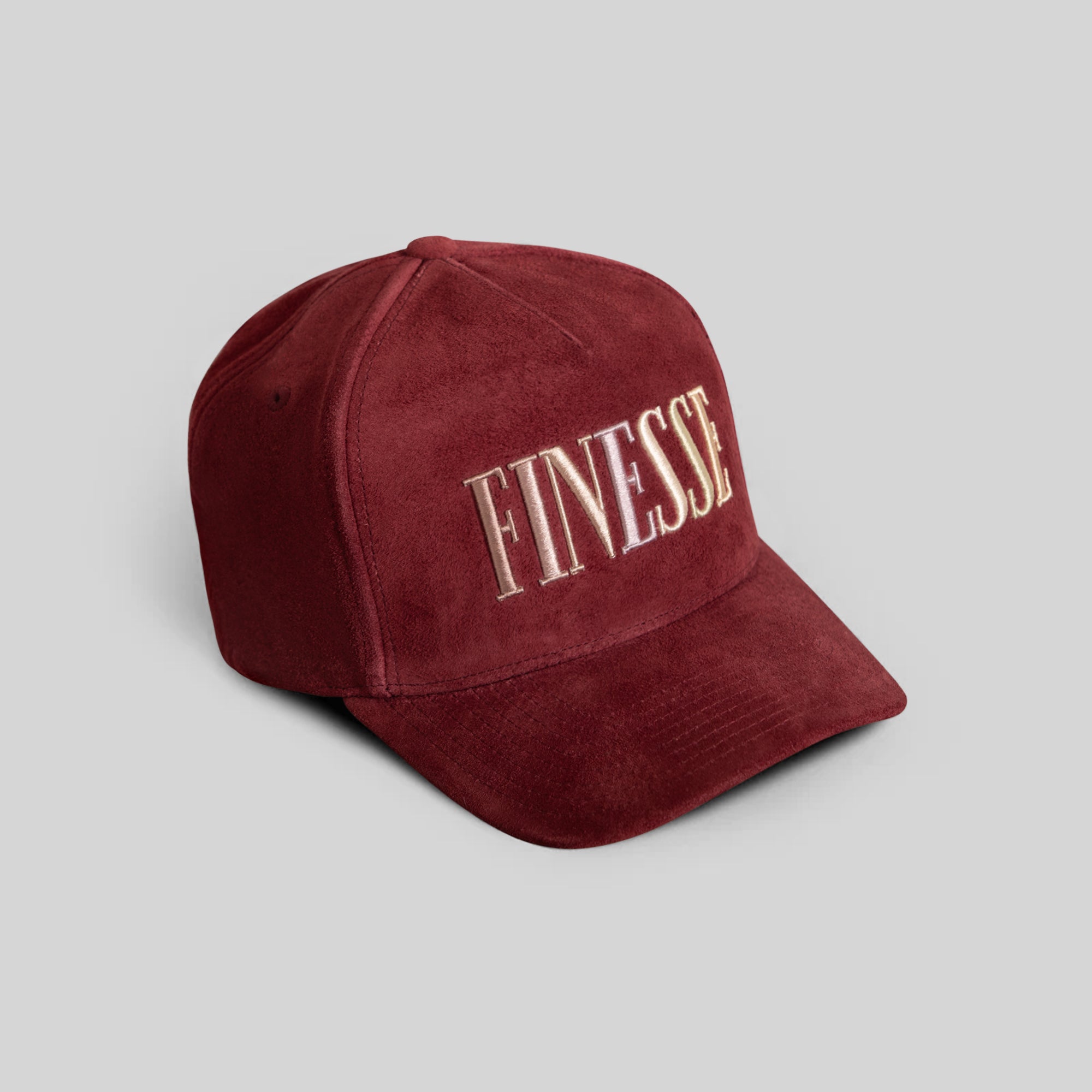 FINESSE BORDEAUX SUEDE TRUCKER