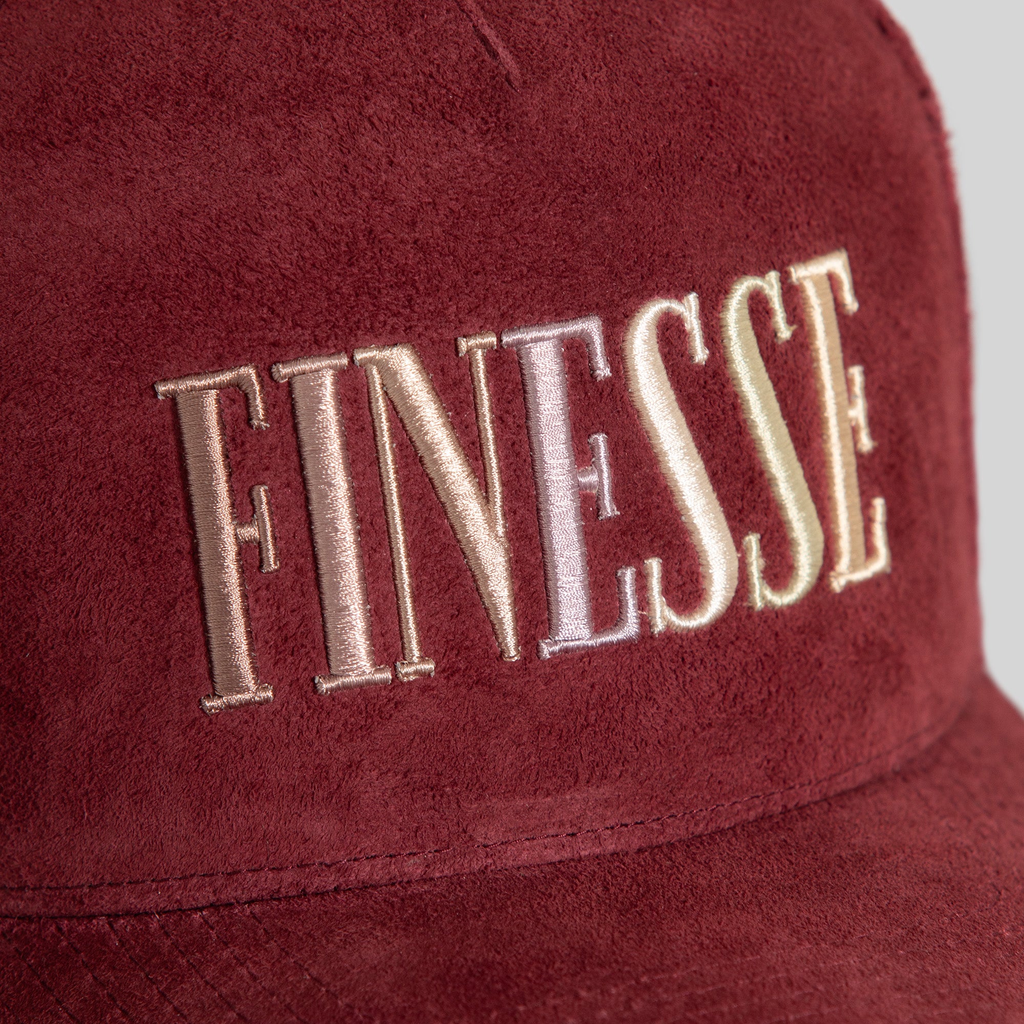 FINESSE BORDEAUX SUEDE TRUCKER