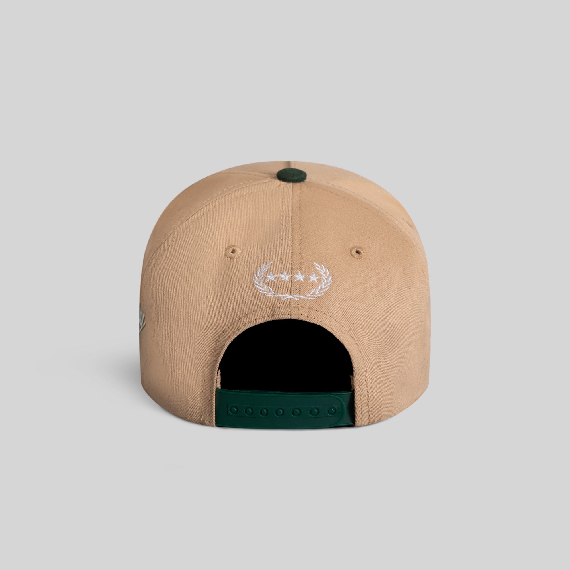PLAYERS CLUB TAUPE FG GREEN TWILL SUEDE TRUCKER