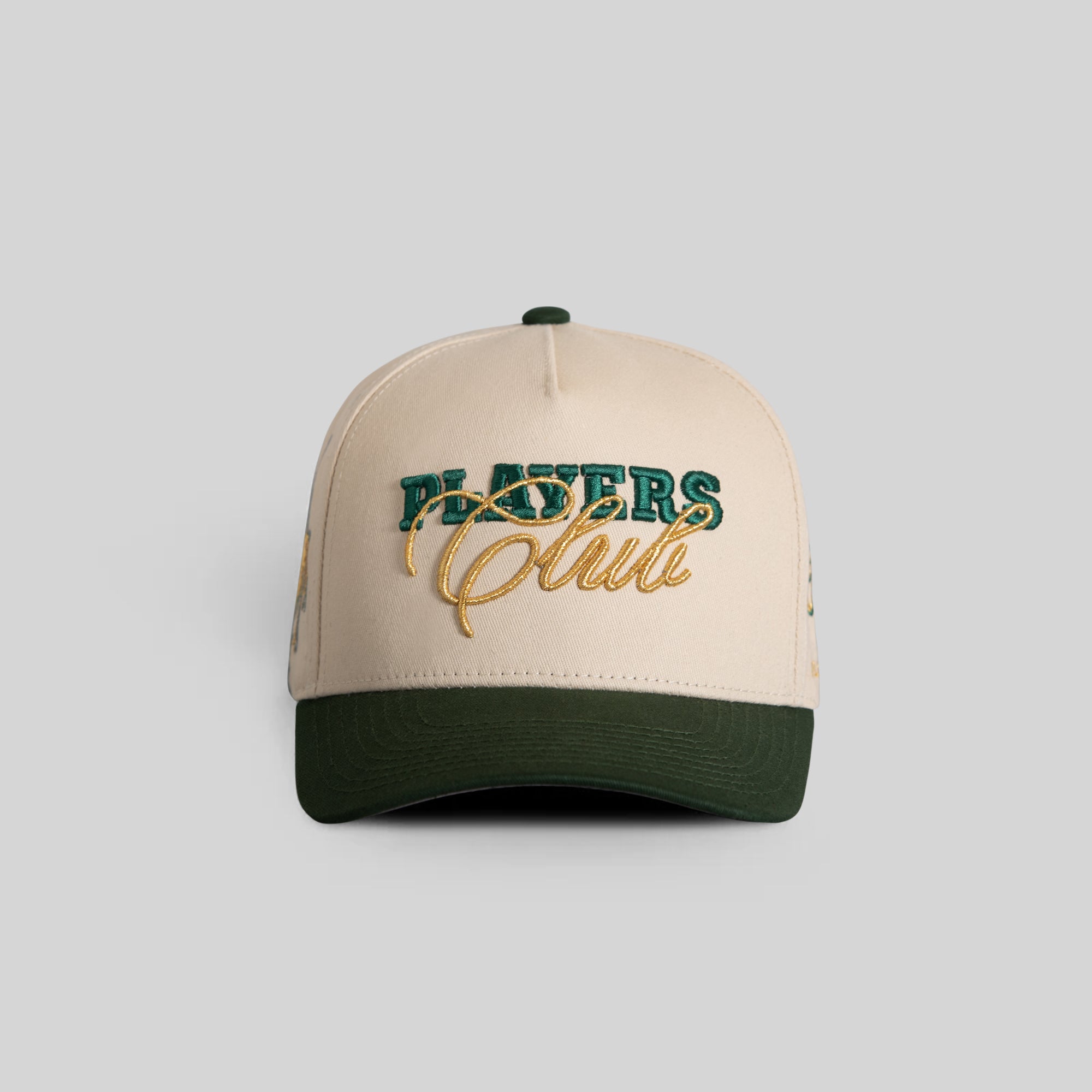 PLAYERS CLUB SAND FG GREEN TWILL TRUCKER