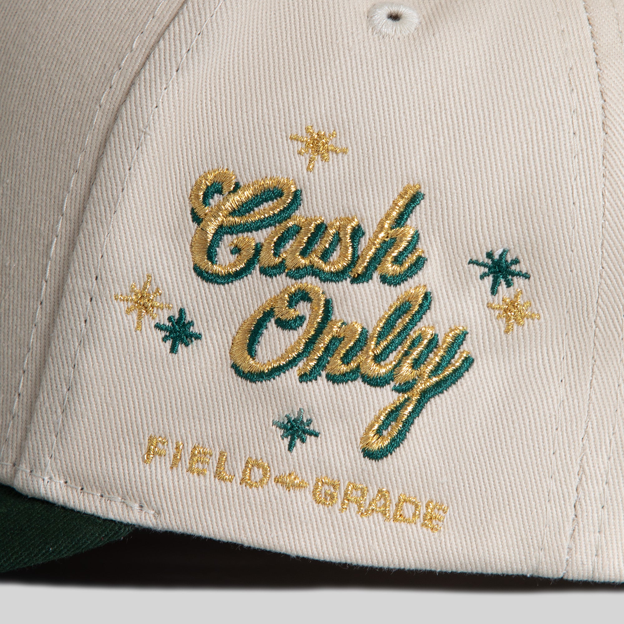 PLAYERS CLUB SAND FG GREEN TWILL TRUCKER