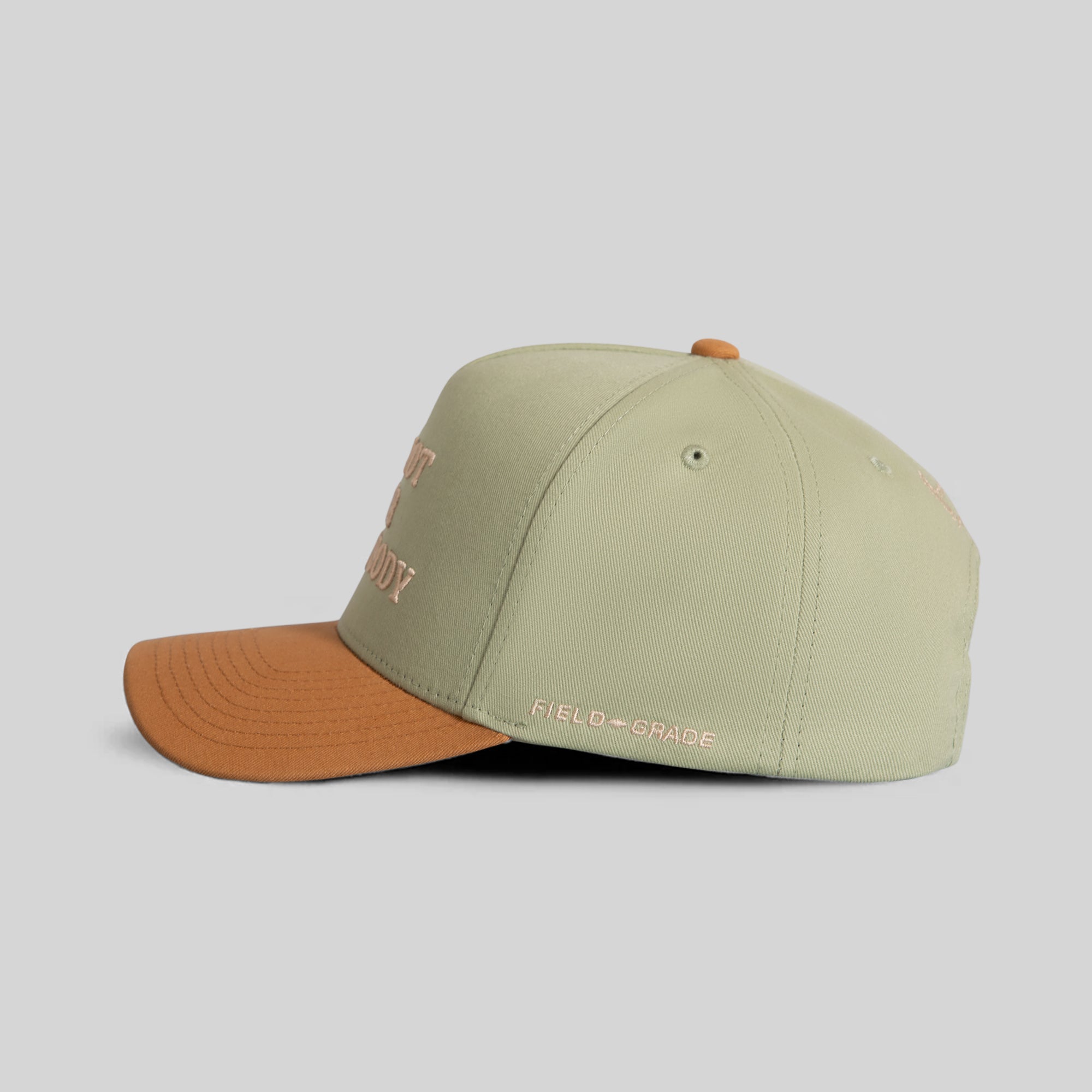 I'M NOT FOR EVERYBODY SAGE WHEAT TWILL TRUCKER