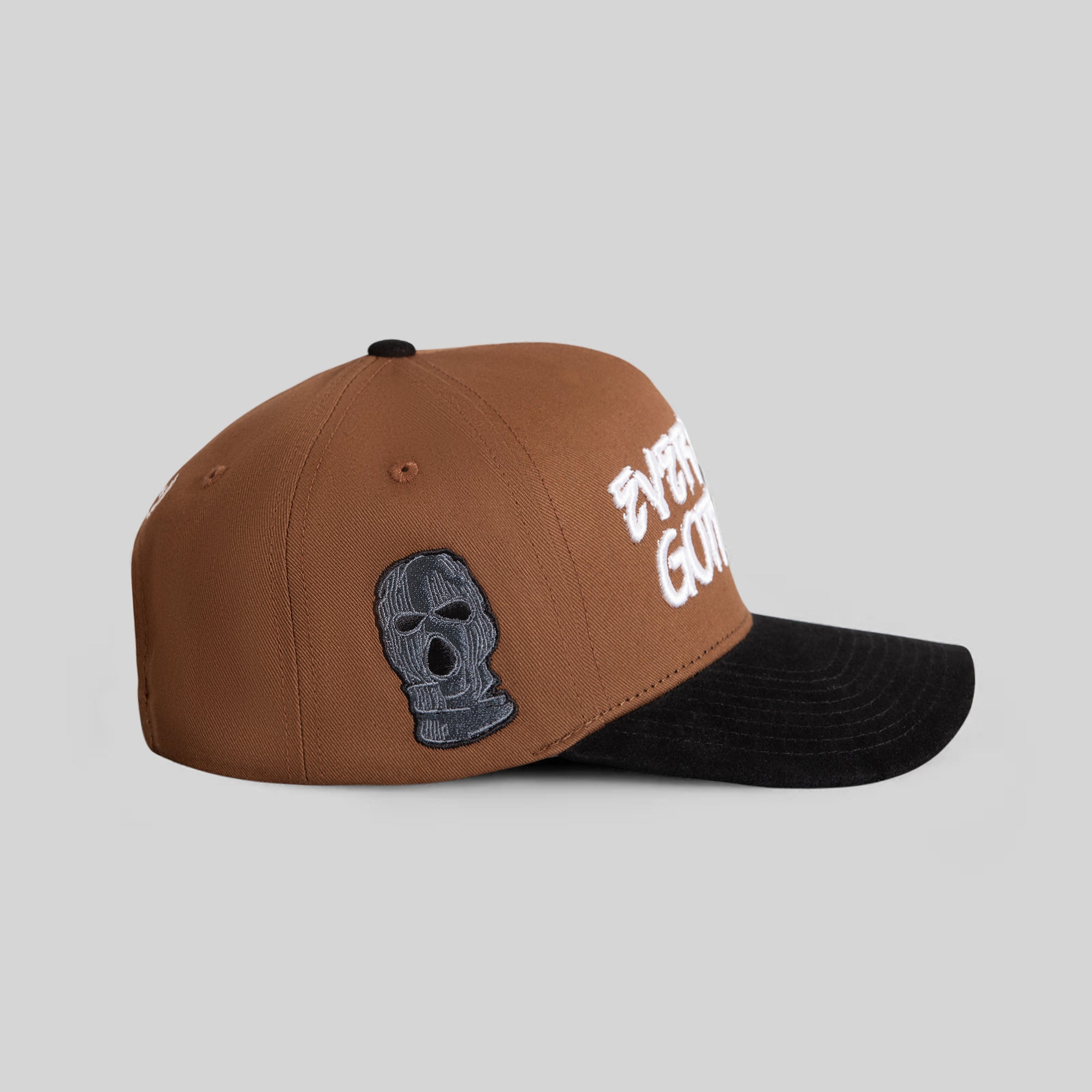 EVERYBODY GOTTA EAT SESAME BLACK TWILL SUEDE TRUCKER