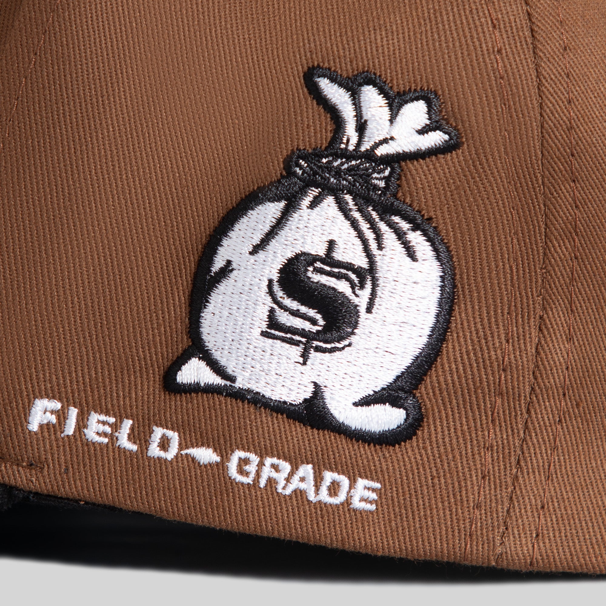 EVERYBODY GOTTA EAT SESAME BLACK TWILL SUEDE TRUCKER