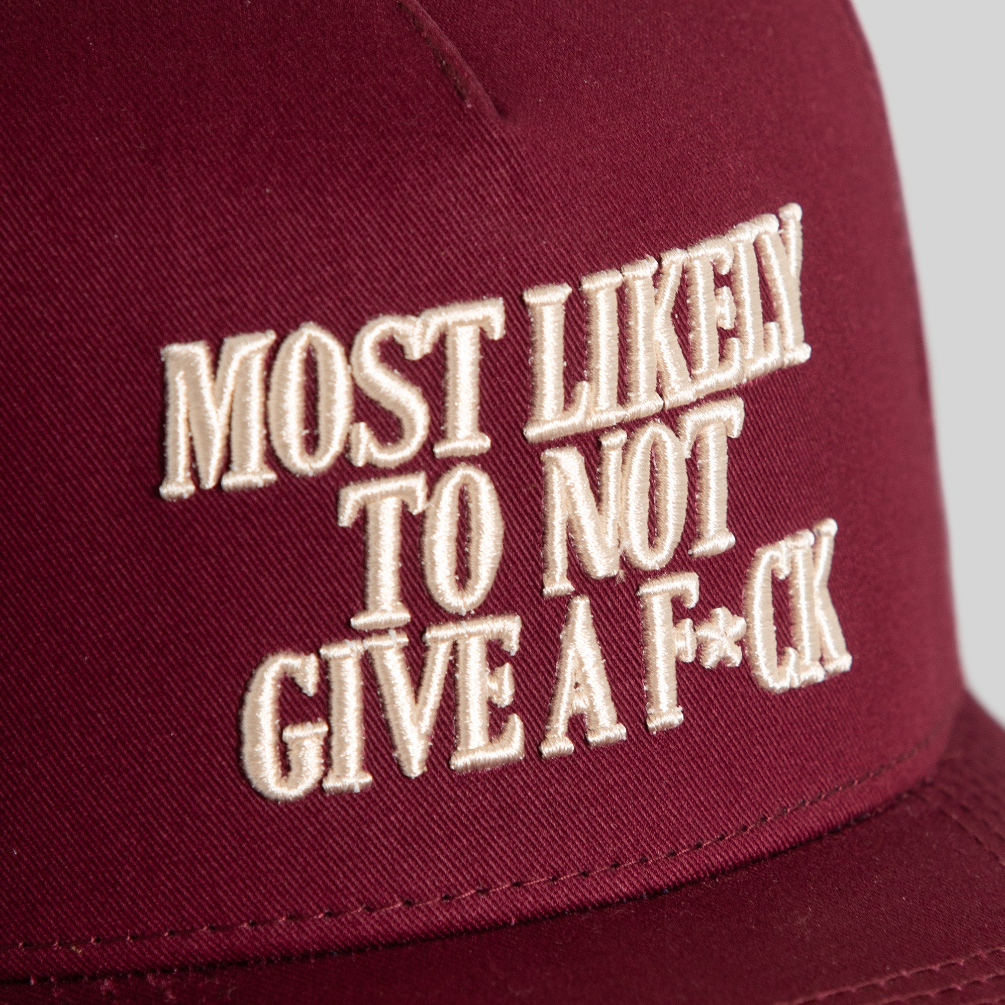 MOST LIKELY SAILOR BORDEAUX TWILL TRUCKER