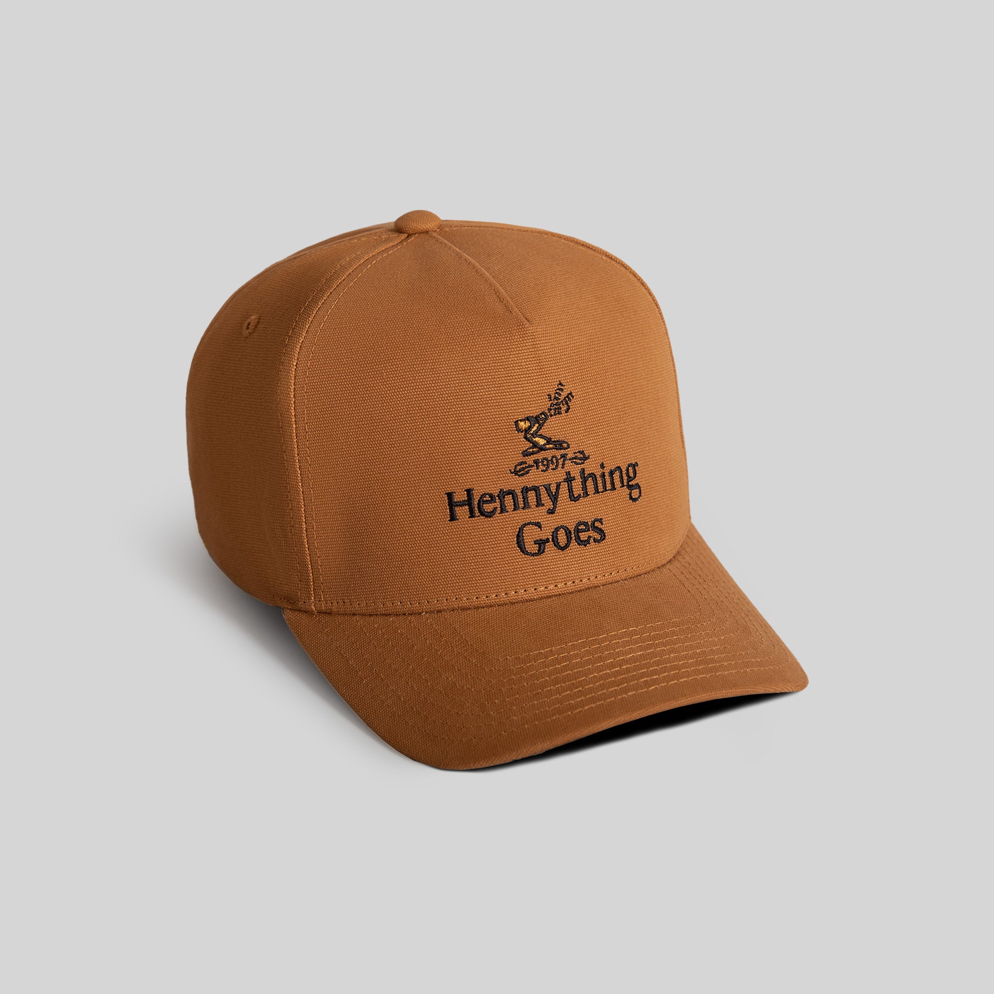 HENNYTHING GOES WHEAT DUCK CANVAS TRUCKER