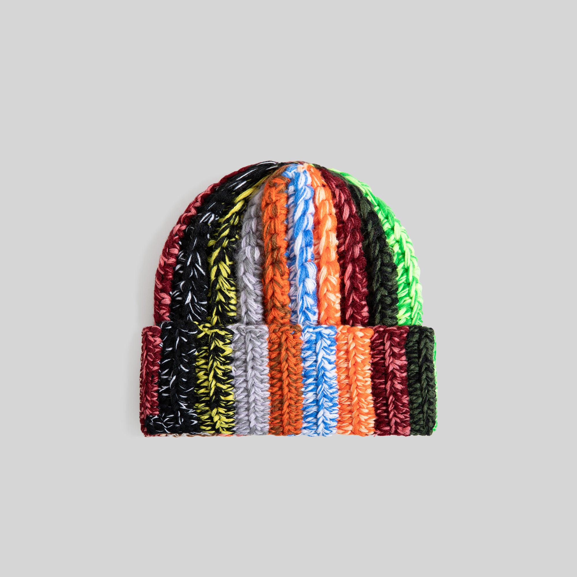 FIELD GRADE CROCHET WATCH CAP MULTI-COLOR