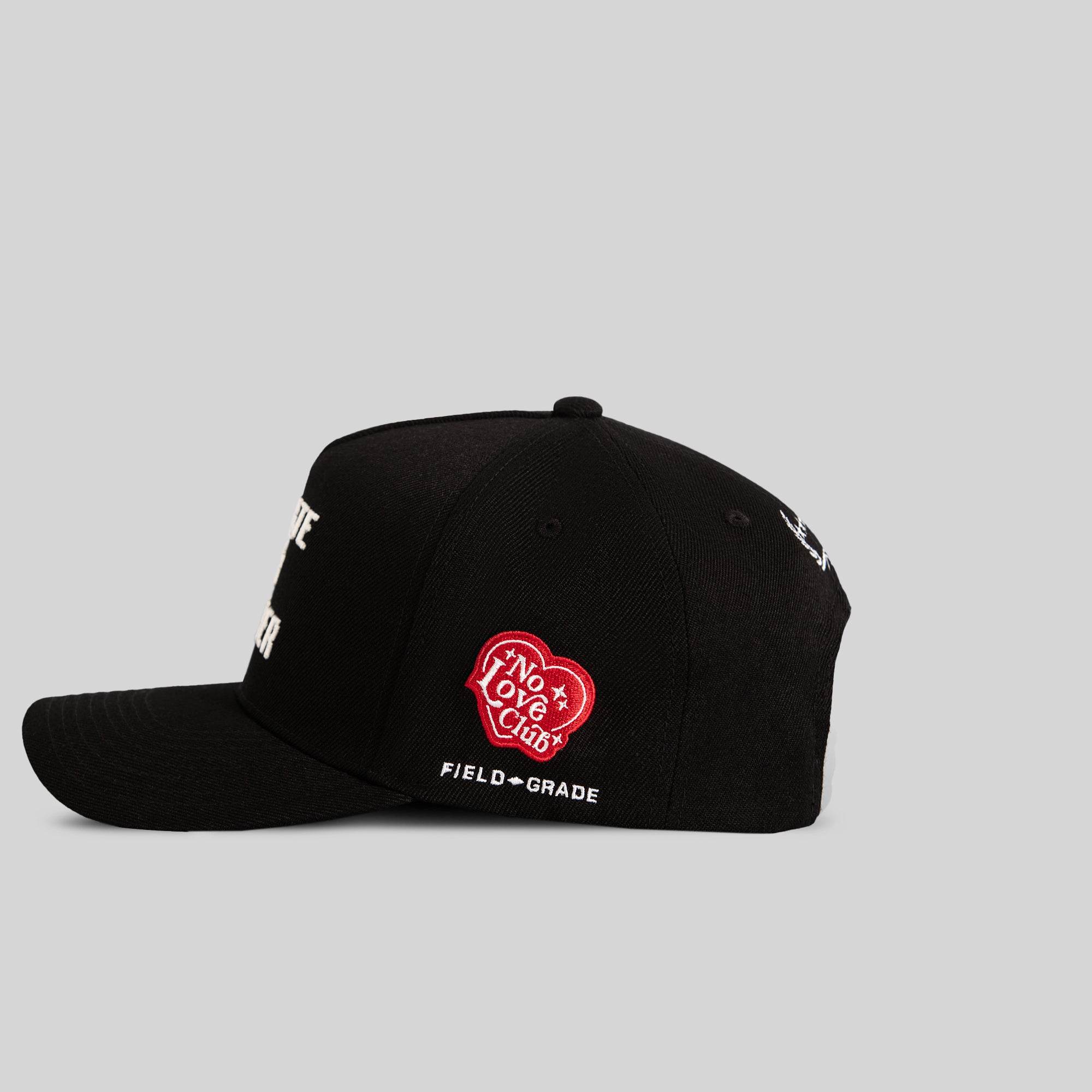 DELETE MY NUMBER BLACK WOOL TRUCKER