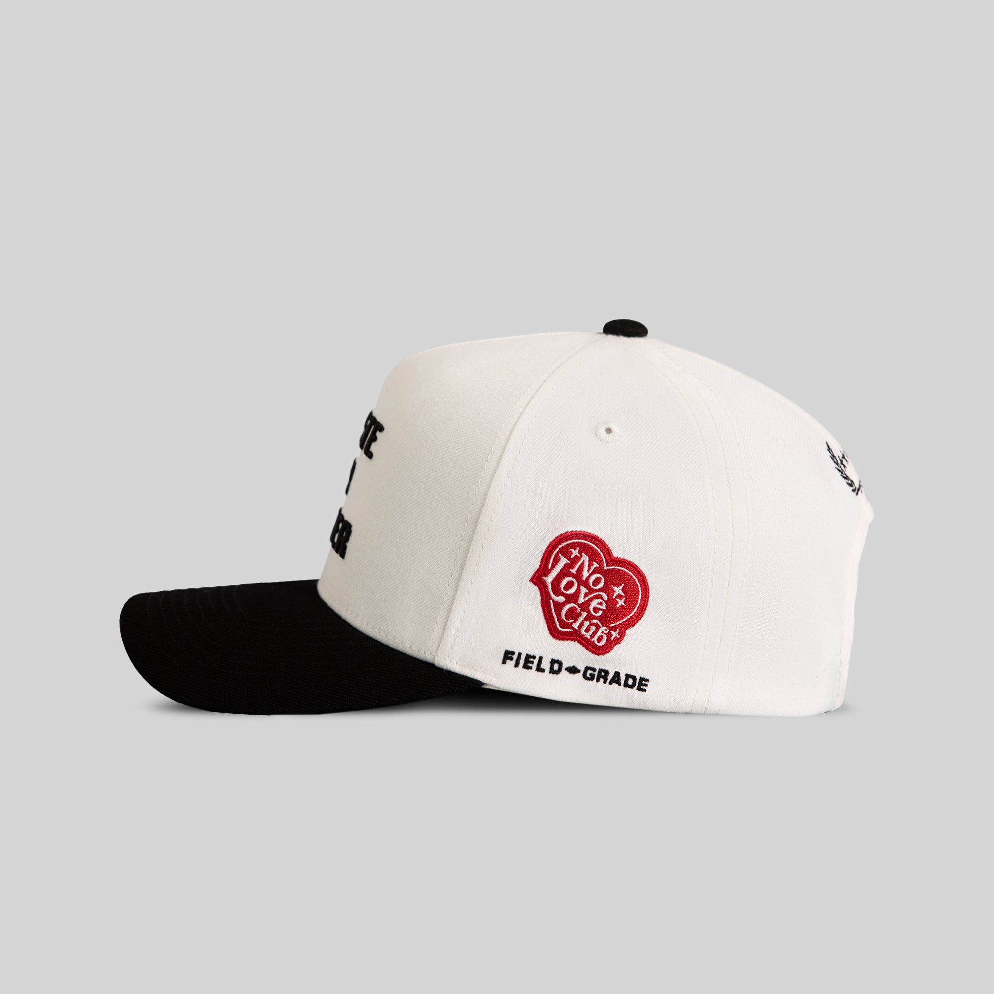 DELETE MY NUMBER OFF WHITE BLACK WOOL TRUCKER