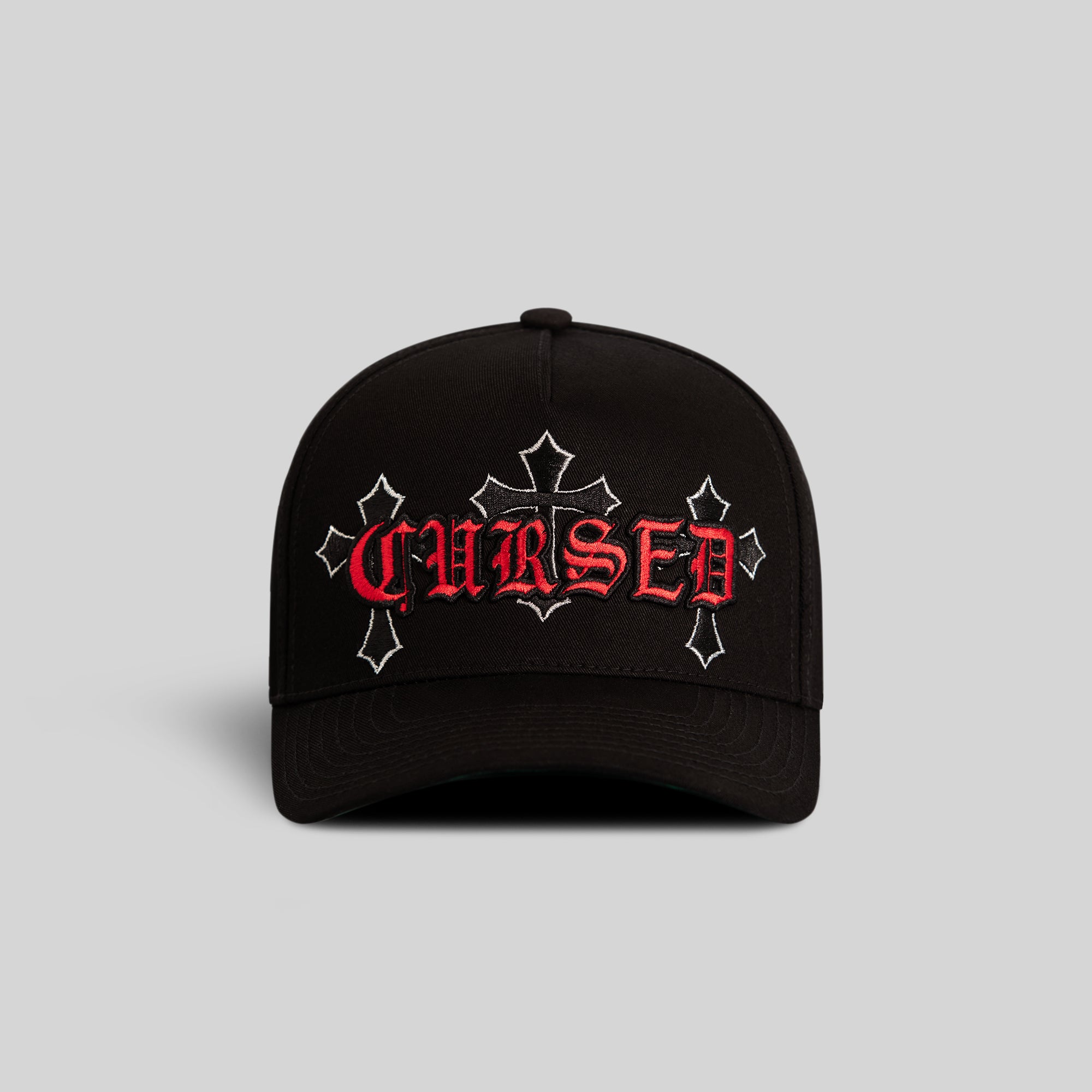 CURSED BLACK TWILL TRUCKER
