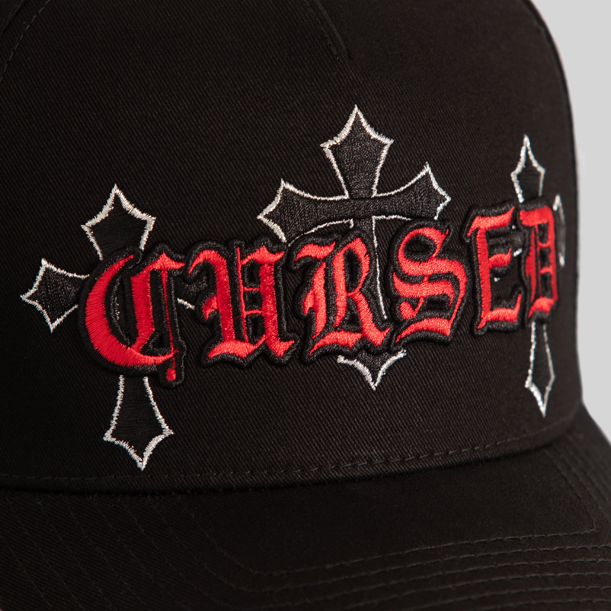 CURSED BLACK TWILL TRUCKER
