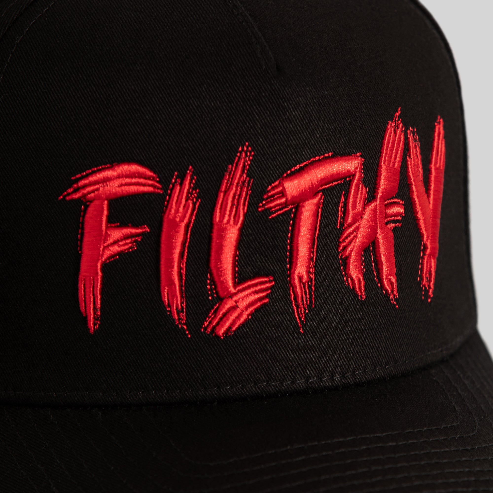 FILTHY BLACK TWILL TRUCKER