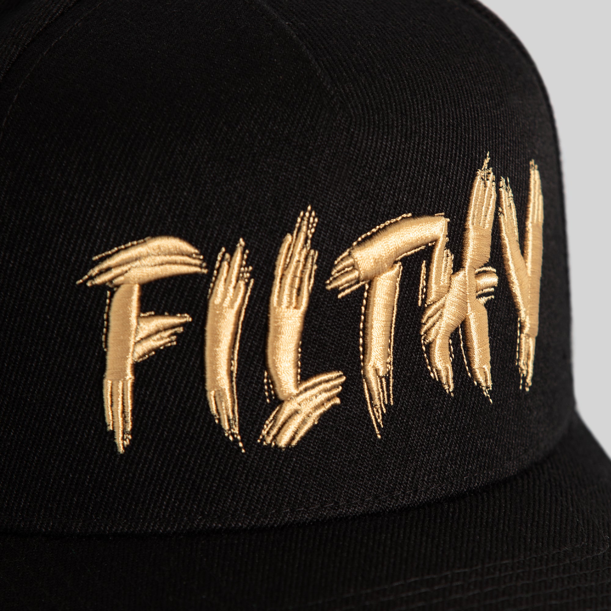 FILTHY BLACK WOOL TRUCKER