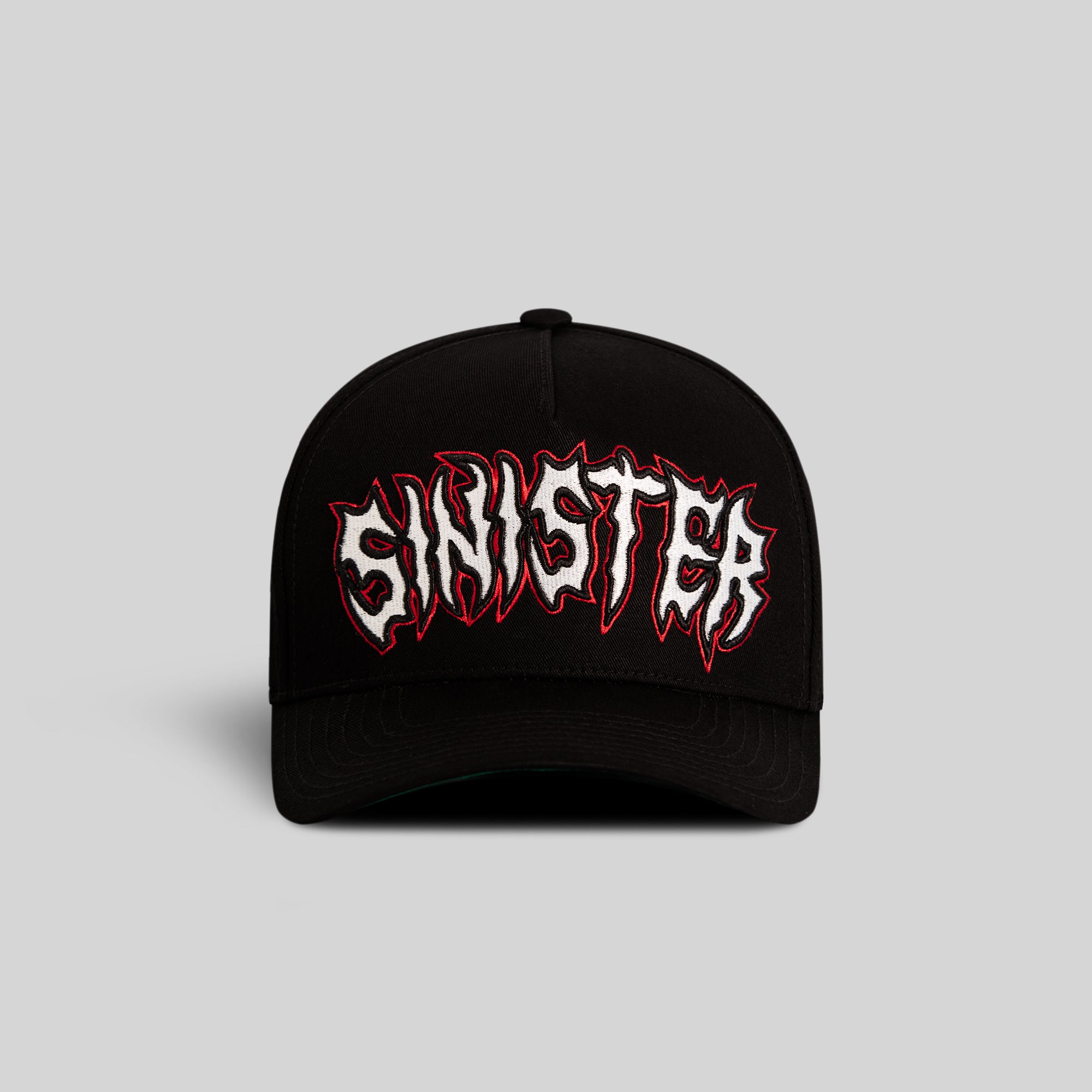 SINISTER BLACK TWILL TRUCKER