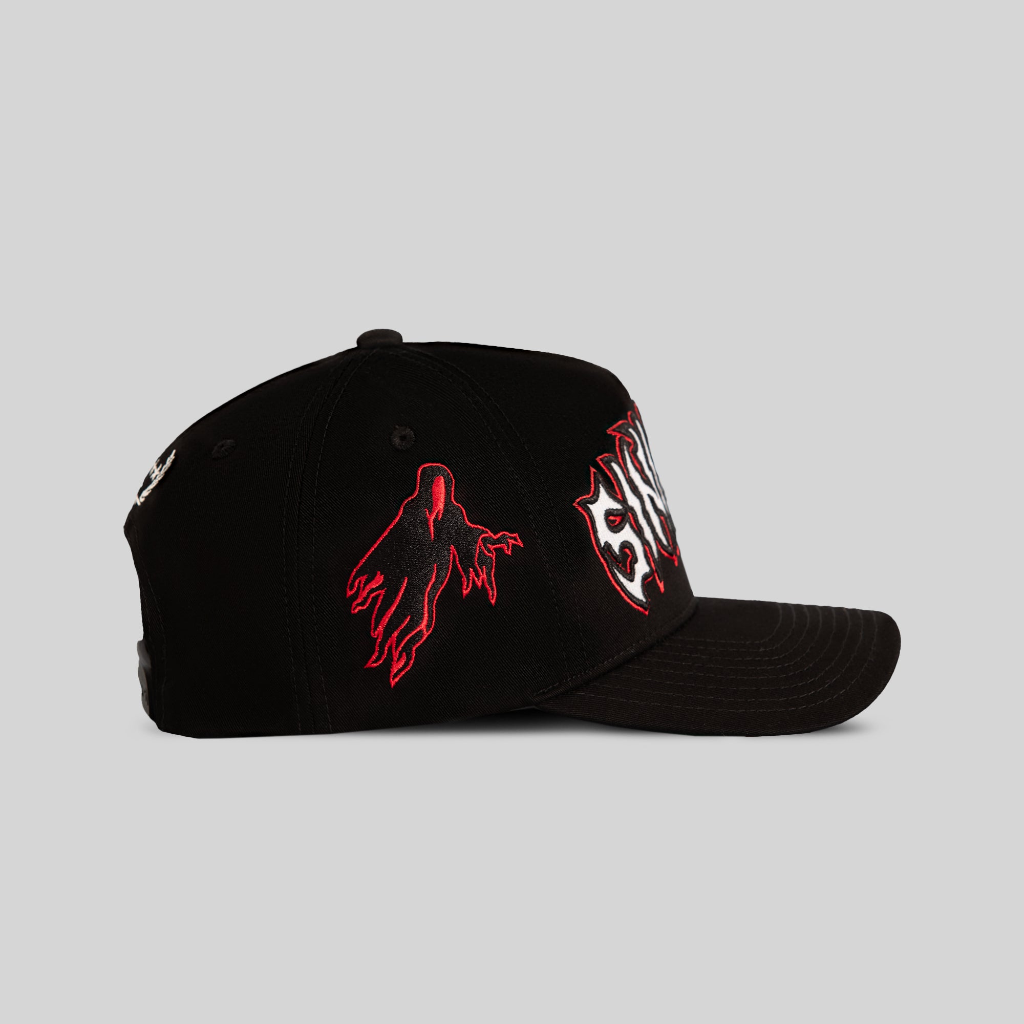 SINISTER BLACK TWILL TRUCKER